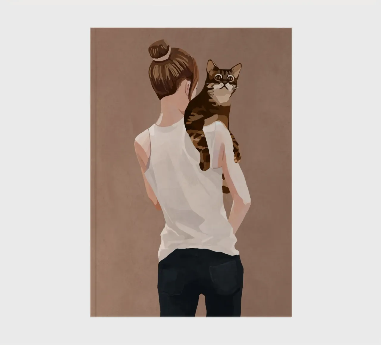 Silly Cat notebook by cityart