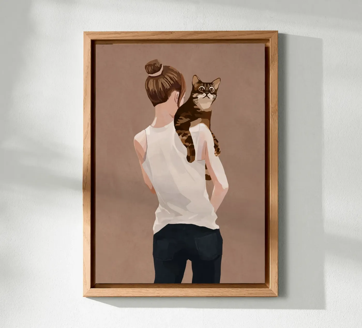 Silly Cat pannello forex da cityart