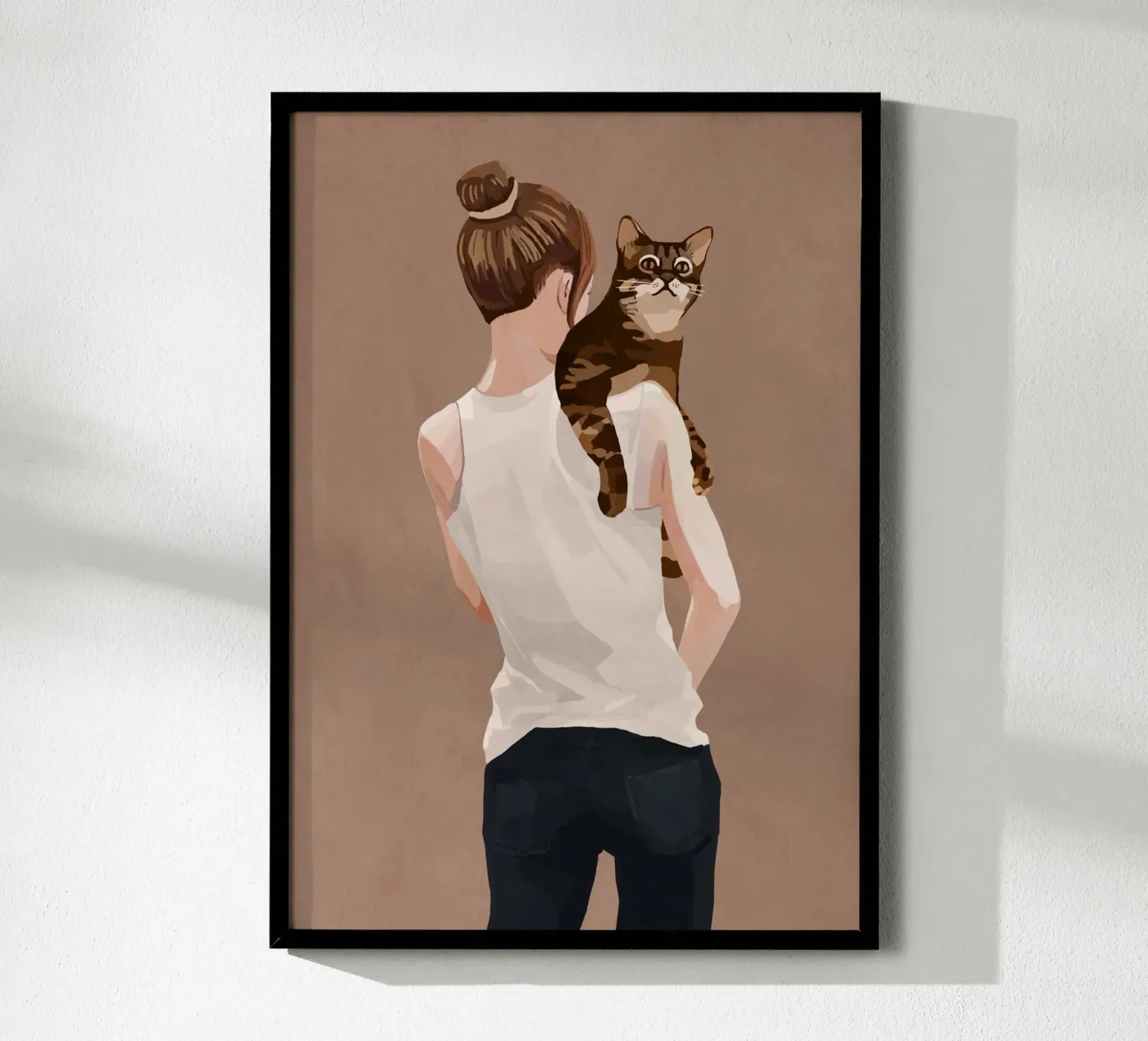 Silly Cat poster by cityart