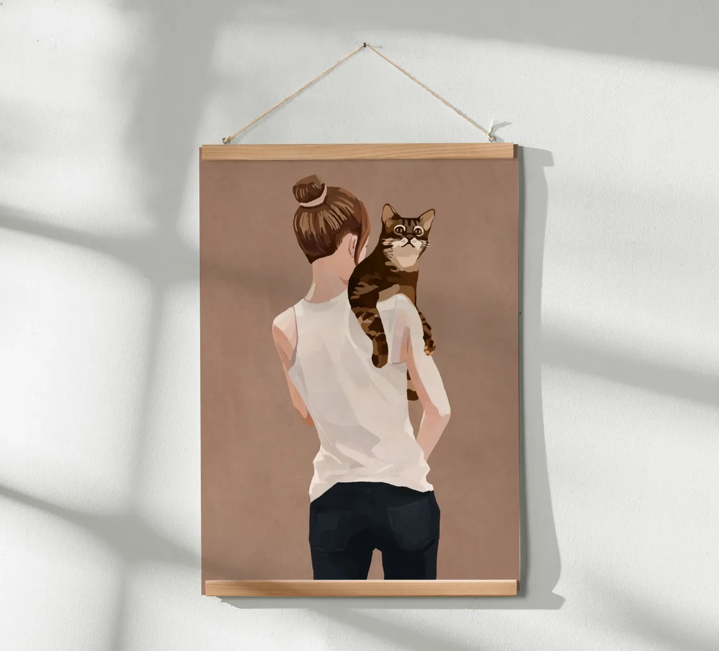 Silly Cat poster by cityart