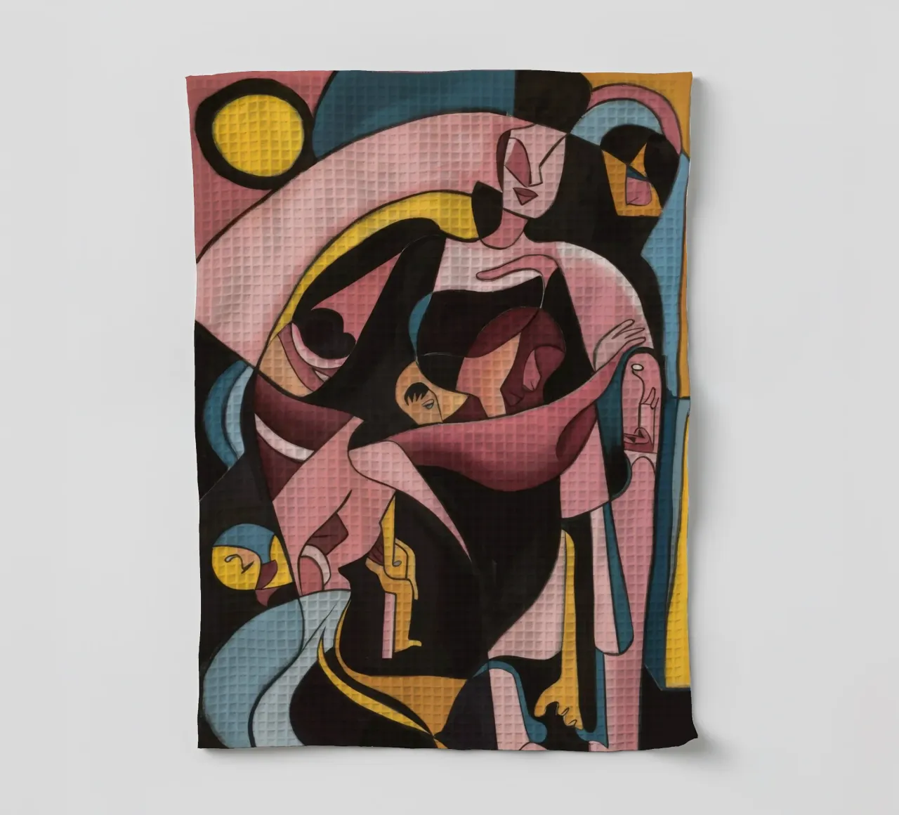 Mystical Union tea towel by Crimson Whisper