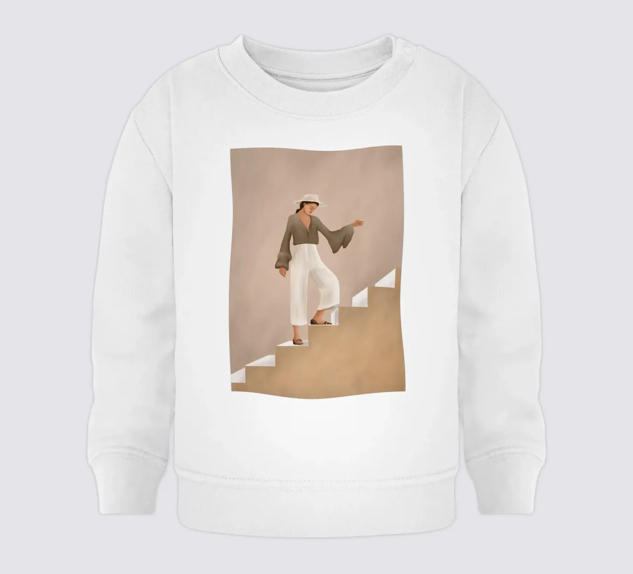 Stepping Up baby sweatshirt by cityart