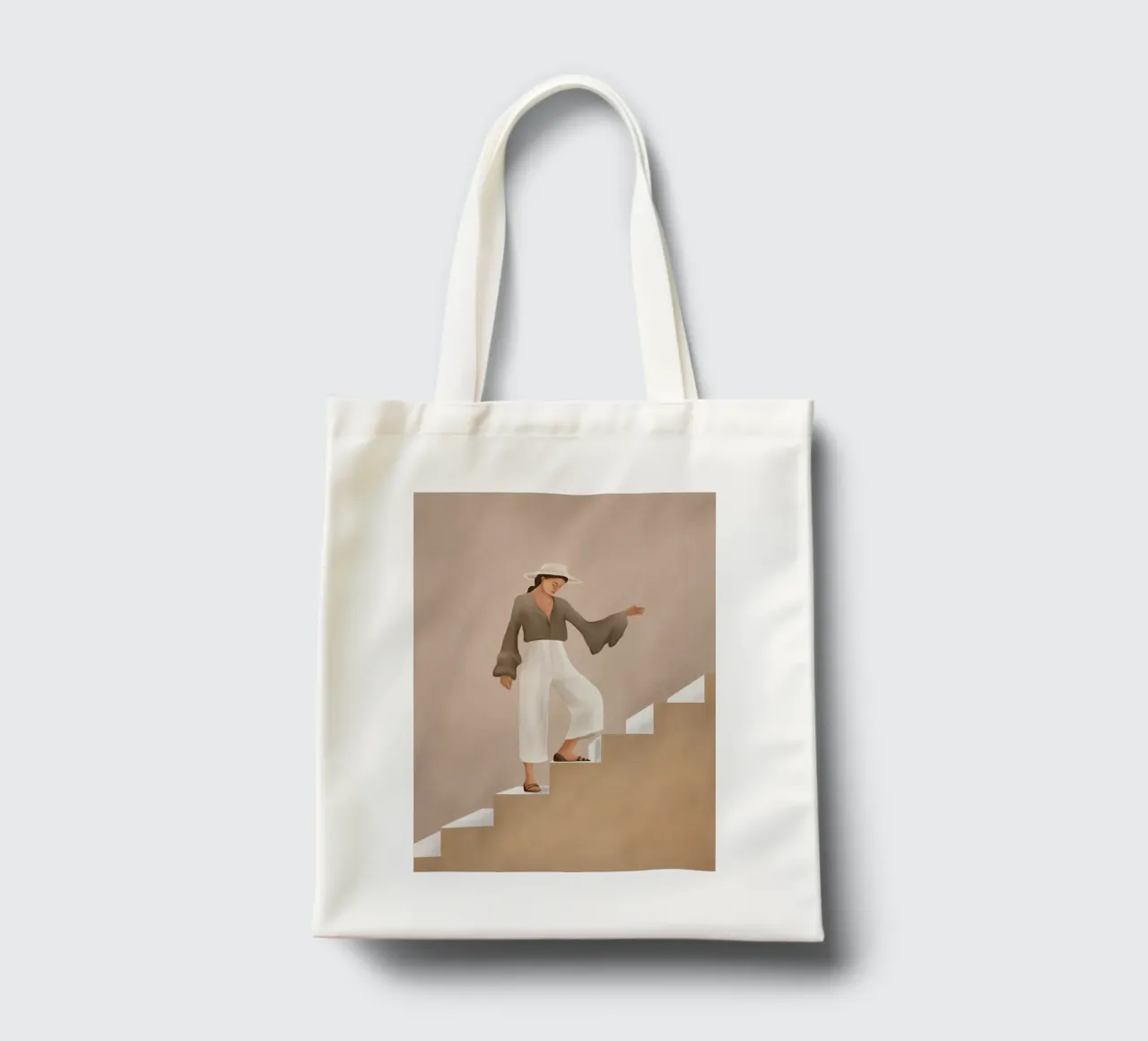 Stepping Up borsa in juta da cityart