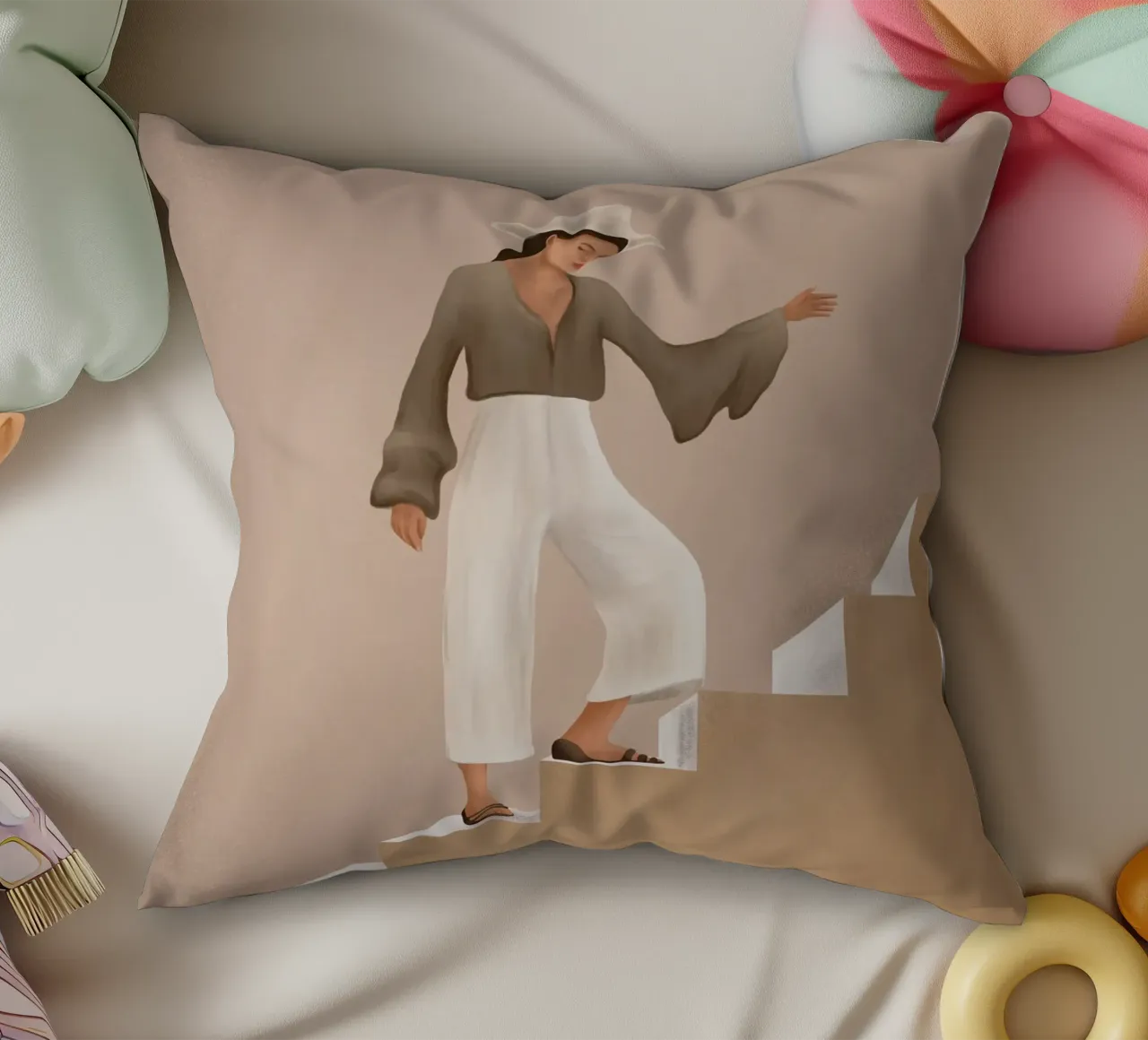 Stepping Up cuscino da cityart