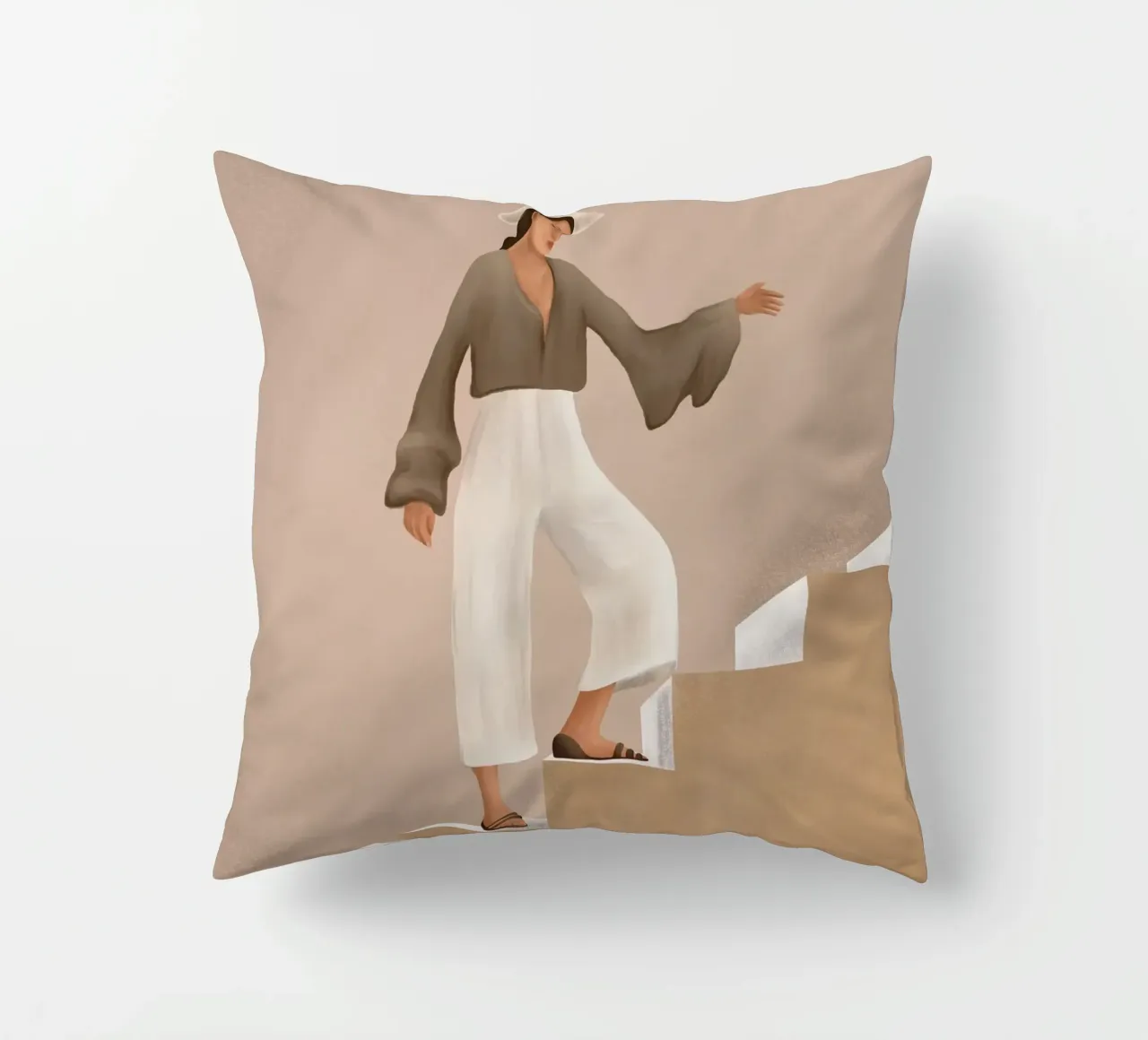 Stepping Up cuscino da cityart