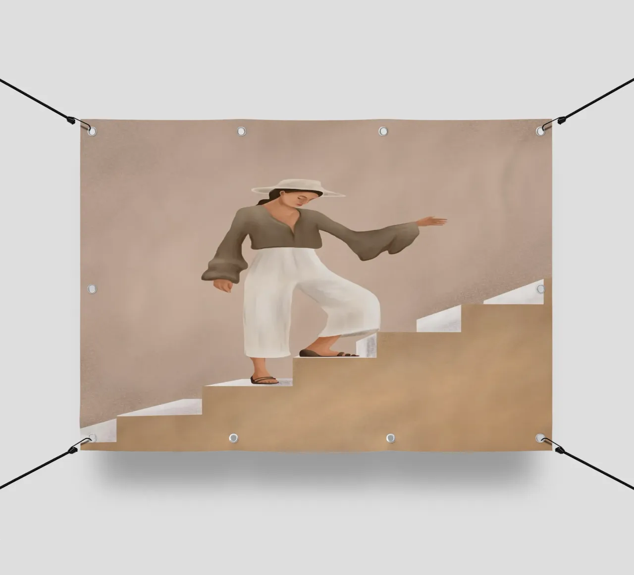 Stepping Up telo in pvc da cityart