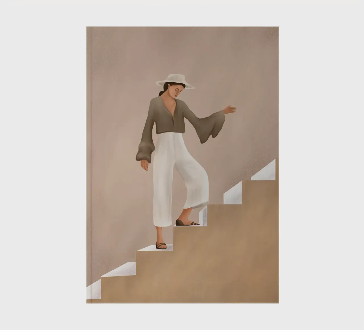 Stepping Up notebook by cityart
