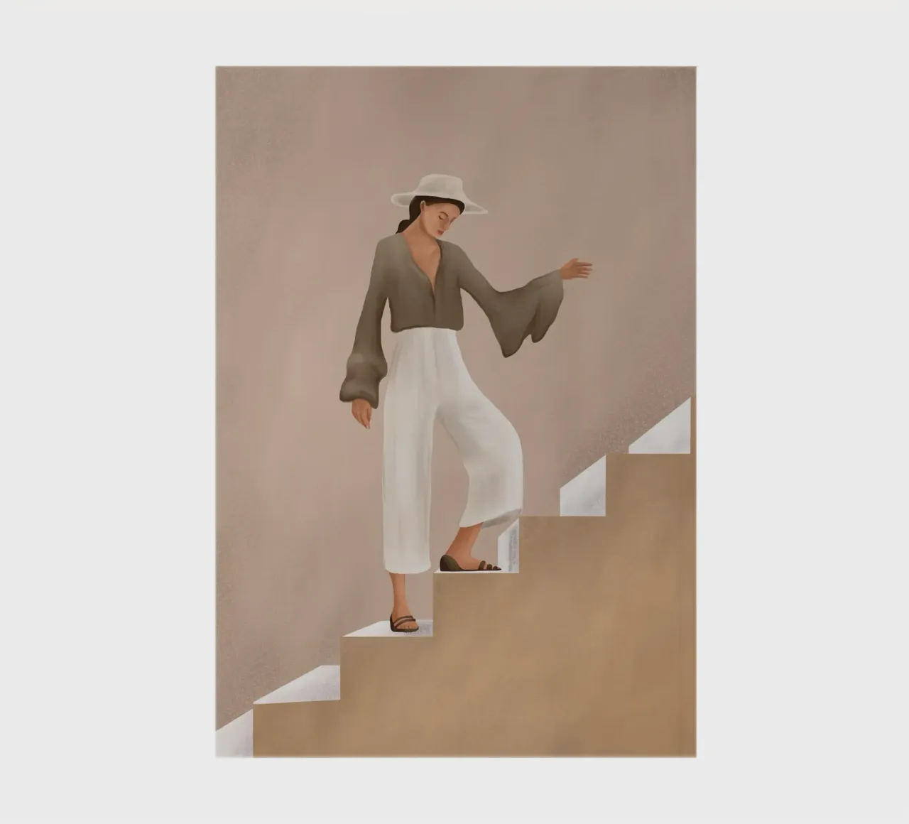 Stepping Up notebook by cityart