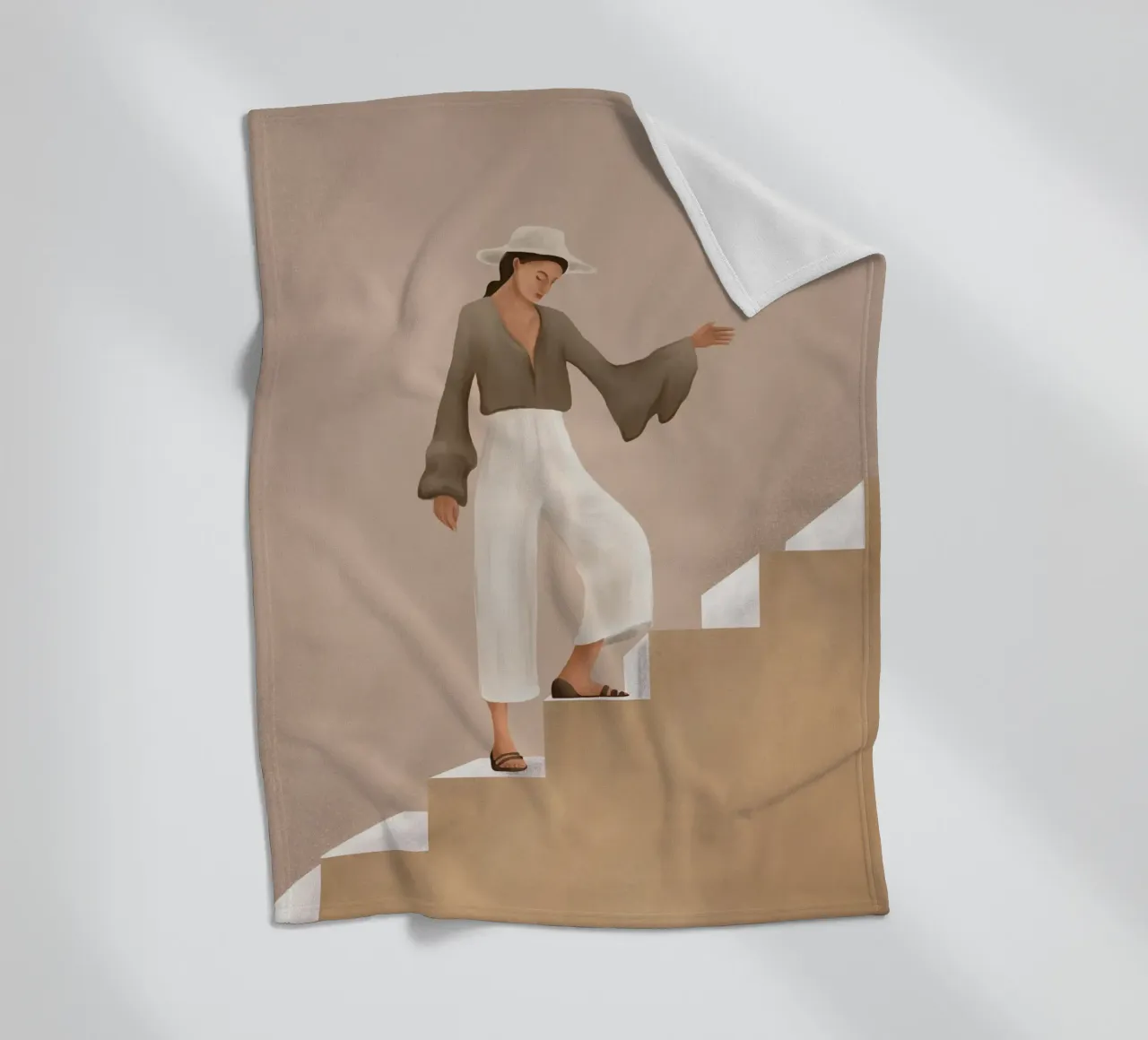 Stepping Up coperta in pile da cityart