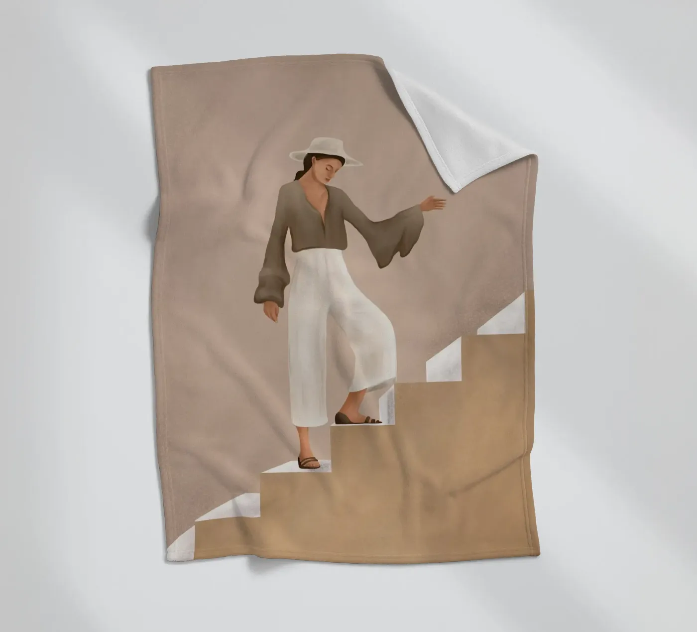 Stepping Up Fleecedecke von cityart