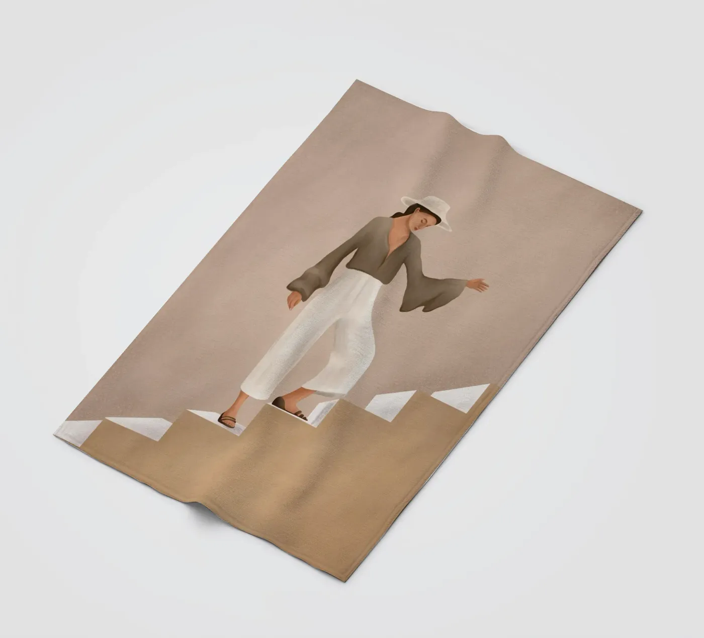 Stepping Up Fleecedecke von cityart