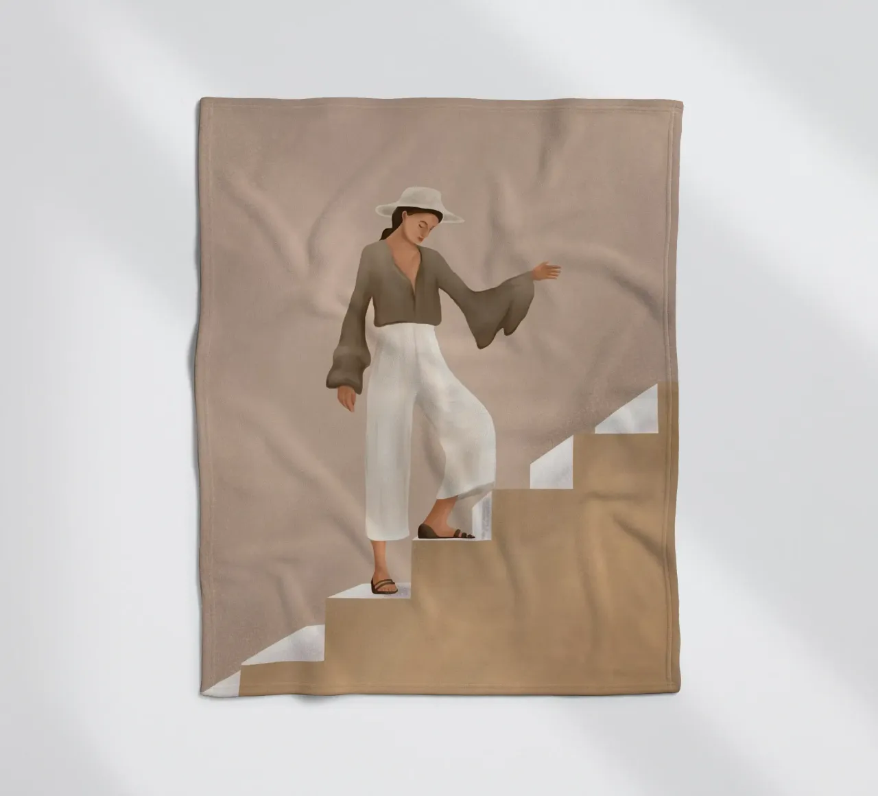 Stepping Up coperta in pile da cityart