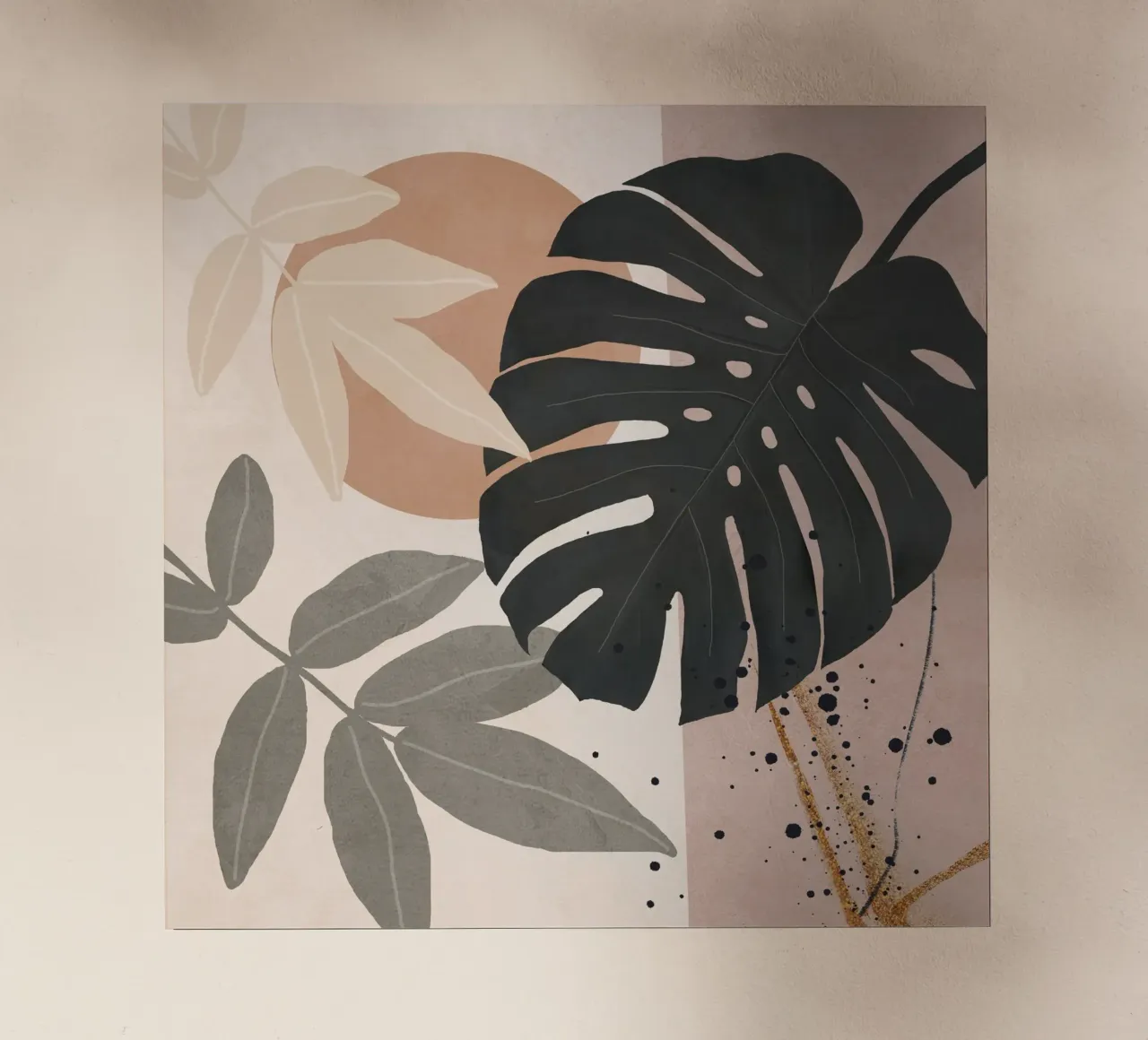 Abstract Tropical Art pellicola backlit da cityart