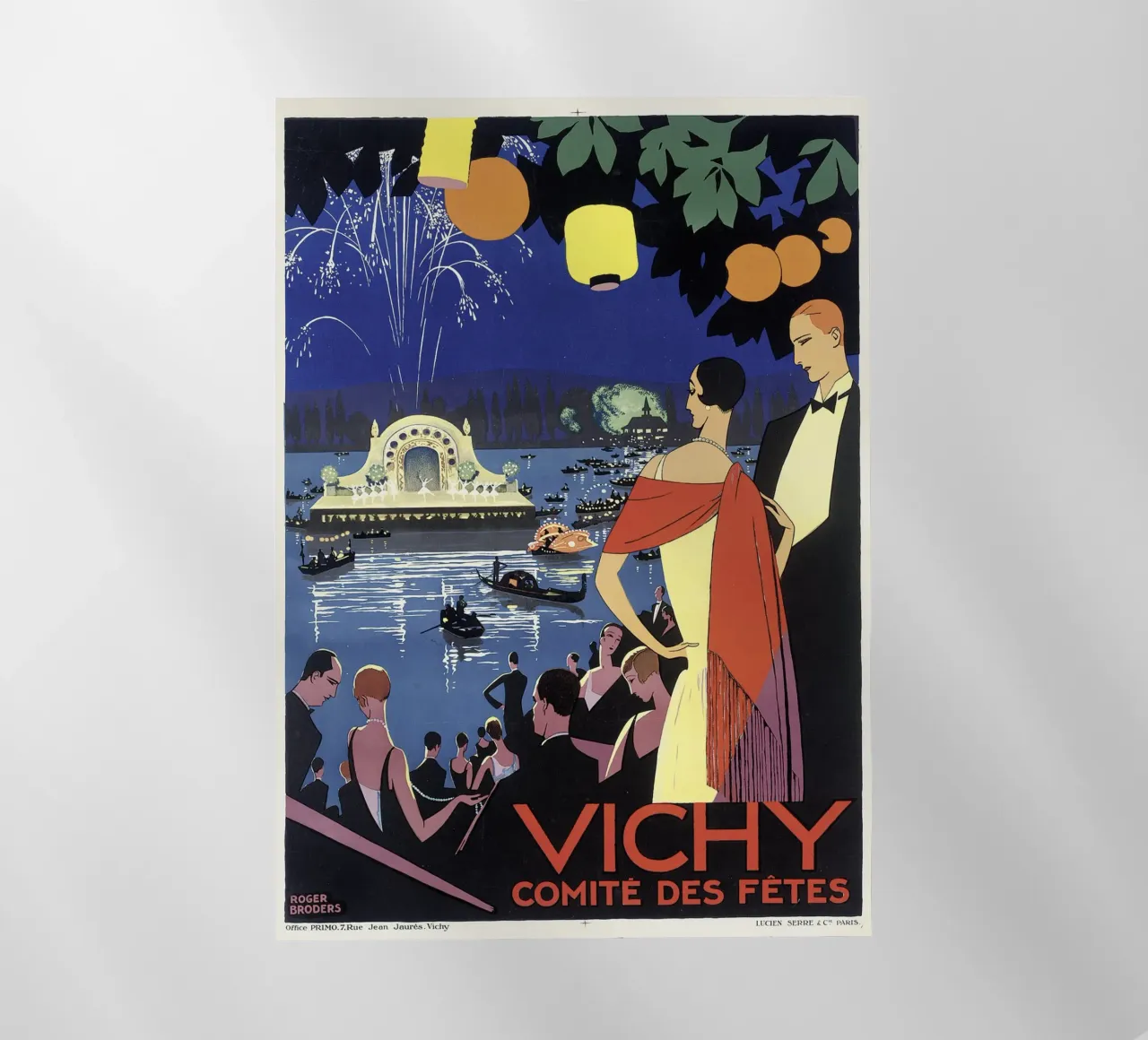 Roger Broders - Vichy pellicola backlit da ARTOTHEK