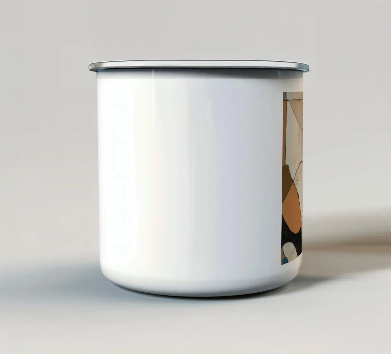 Eleganza sottile tazza in smalto da Crimson Whisper