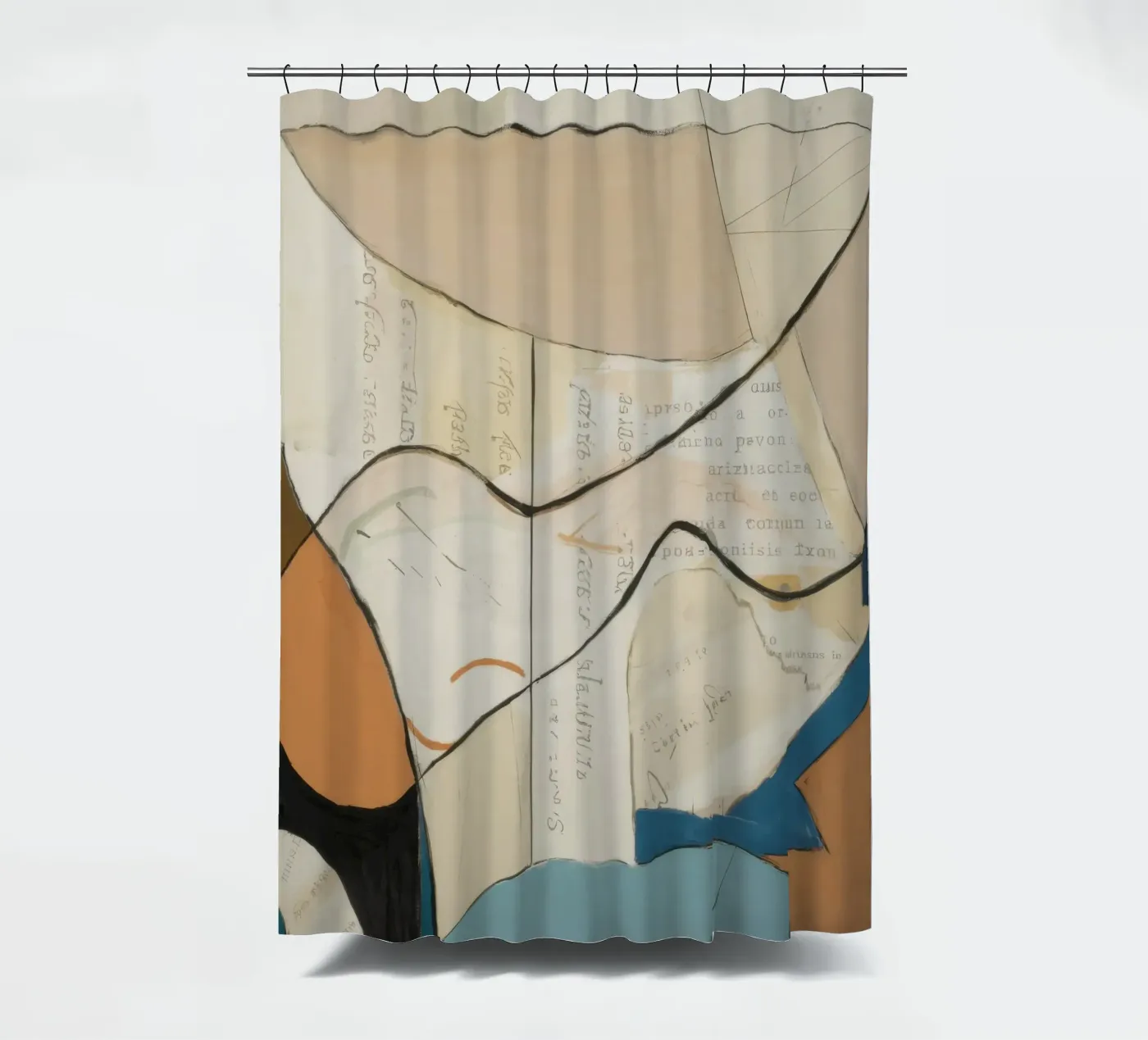 Subtile Eleganz Duschvorhang von Crimson Whisper