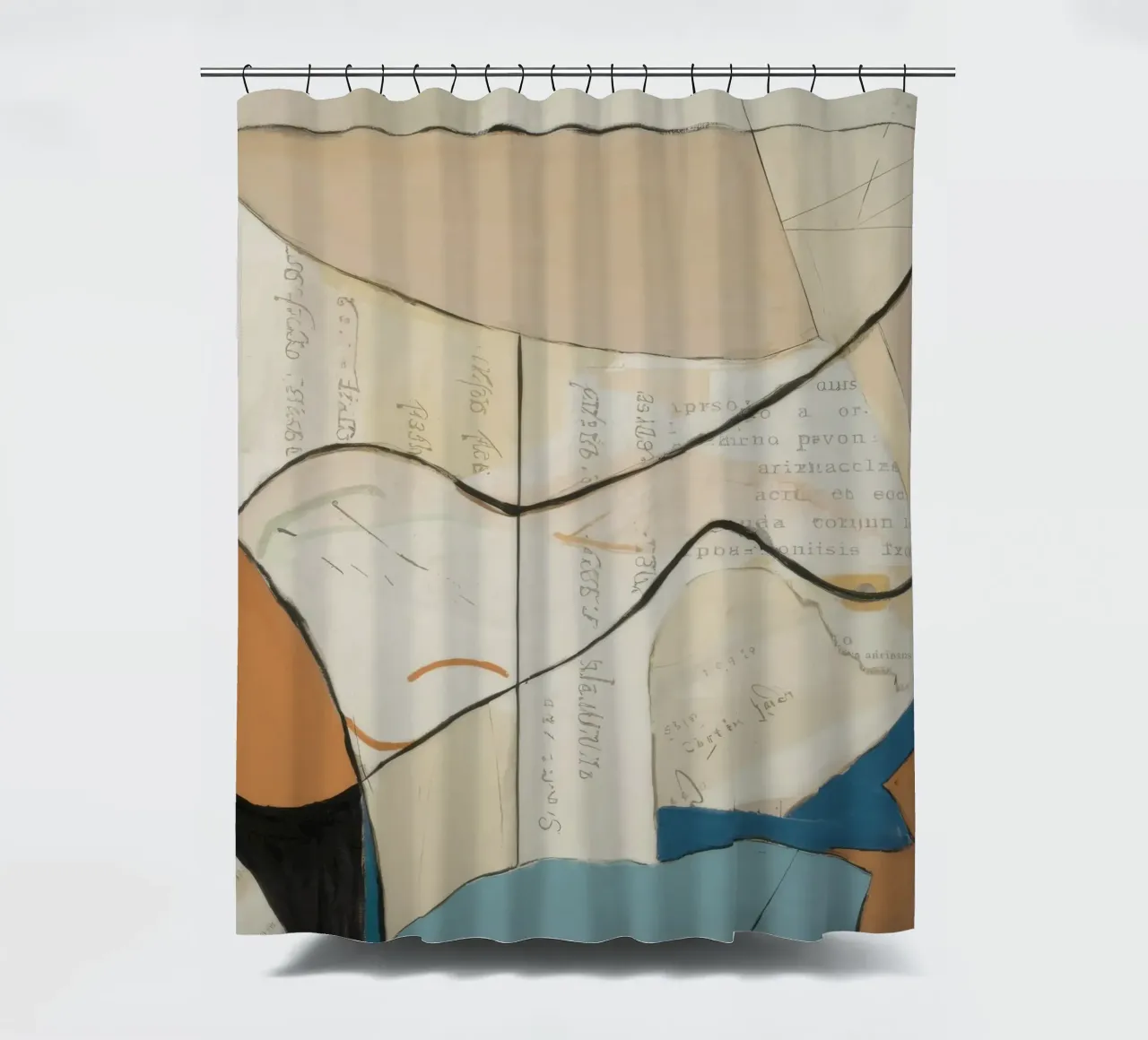 Subtile Eleganz Duschvorhang von Crimson Whisper