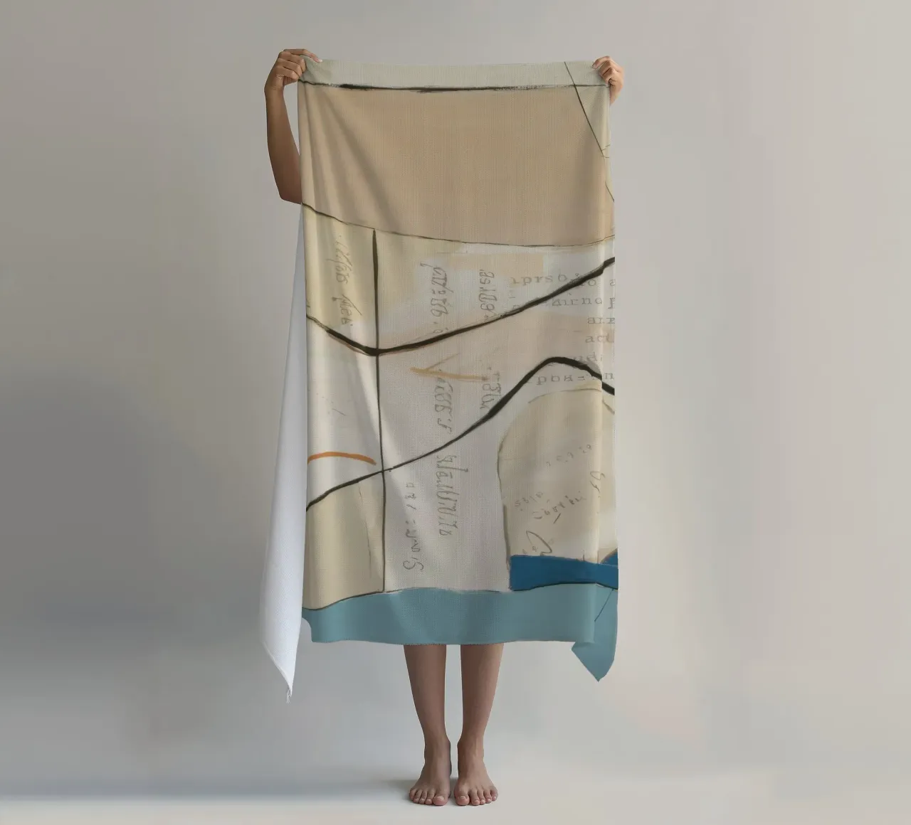 Subtle Elegance Strandtuch von Crimson Whisper