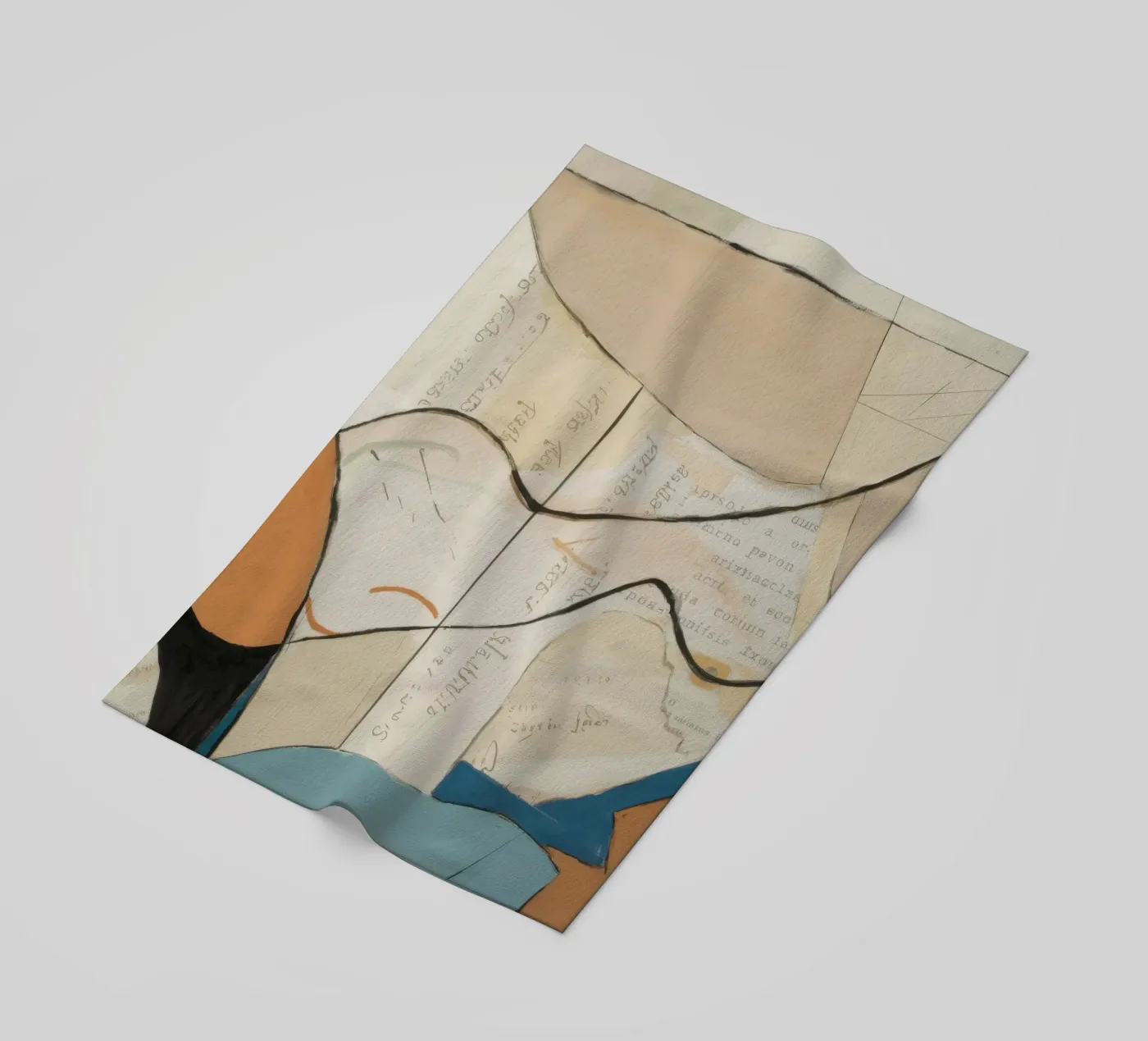 Subtle Elegance beach towel by Crimson Whisper