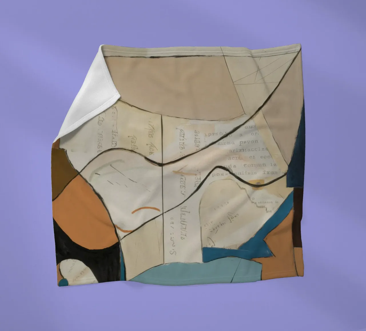 Subtle Elegance fleece blanket by Crimson Whisper