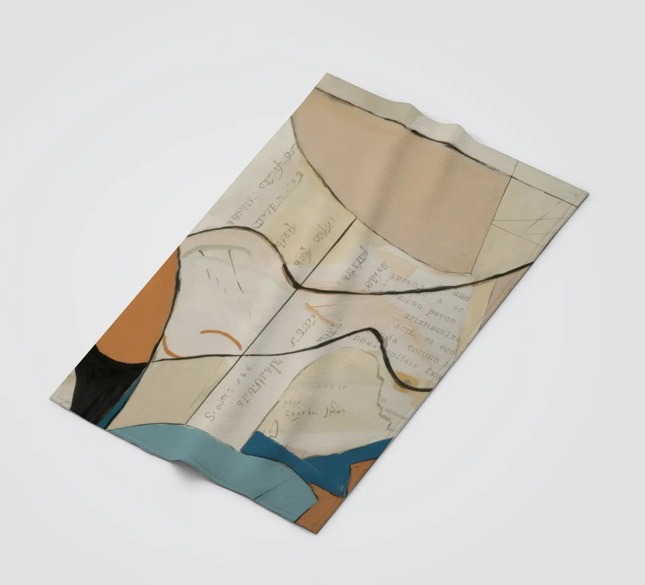 Subtle Elegance fleece blanket by Crimson Whisper