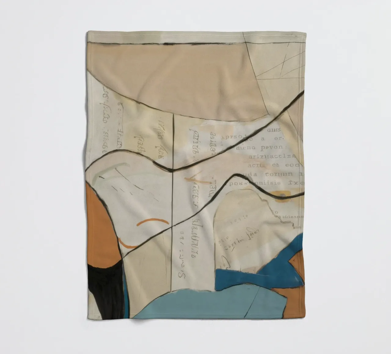 Subtle Elegance fleece blanket by Crimson Whisper