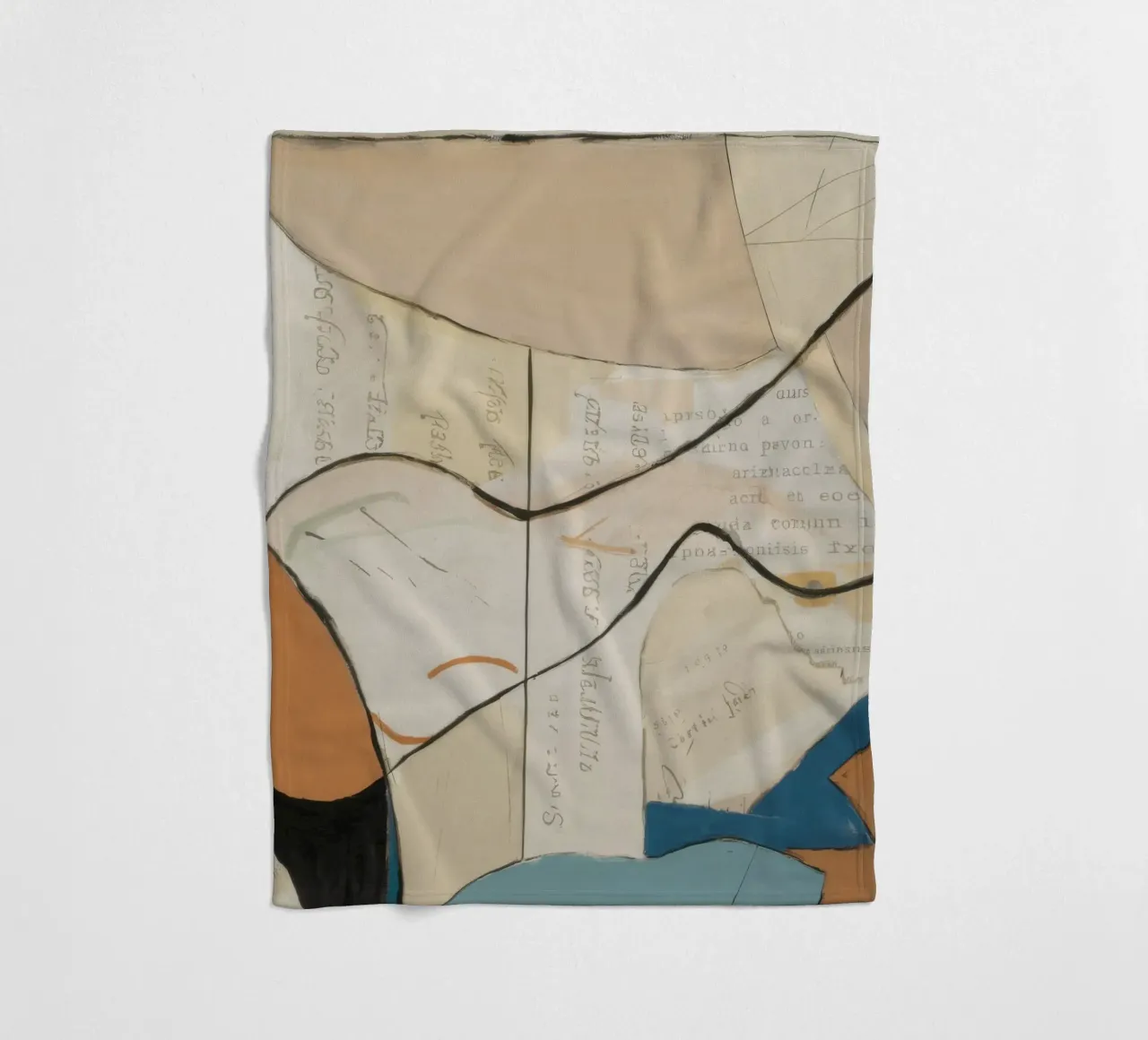 Subtle Elegance fleece blanket by Crimson Whisper