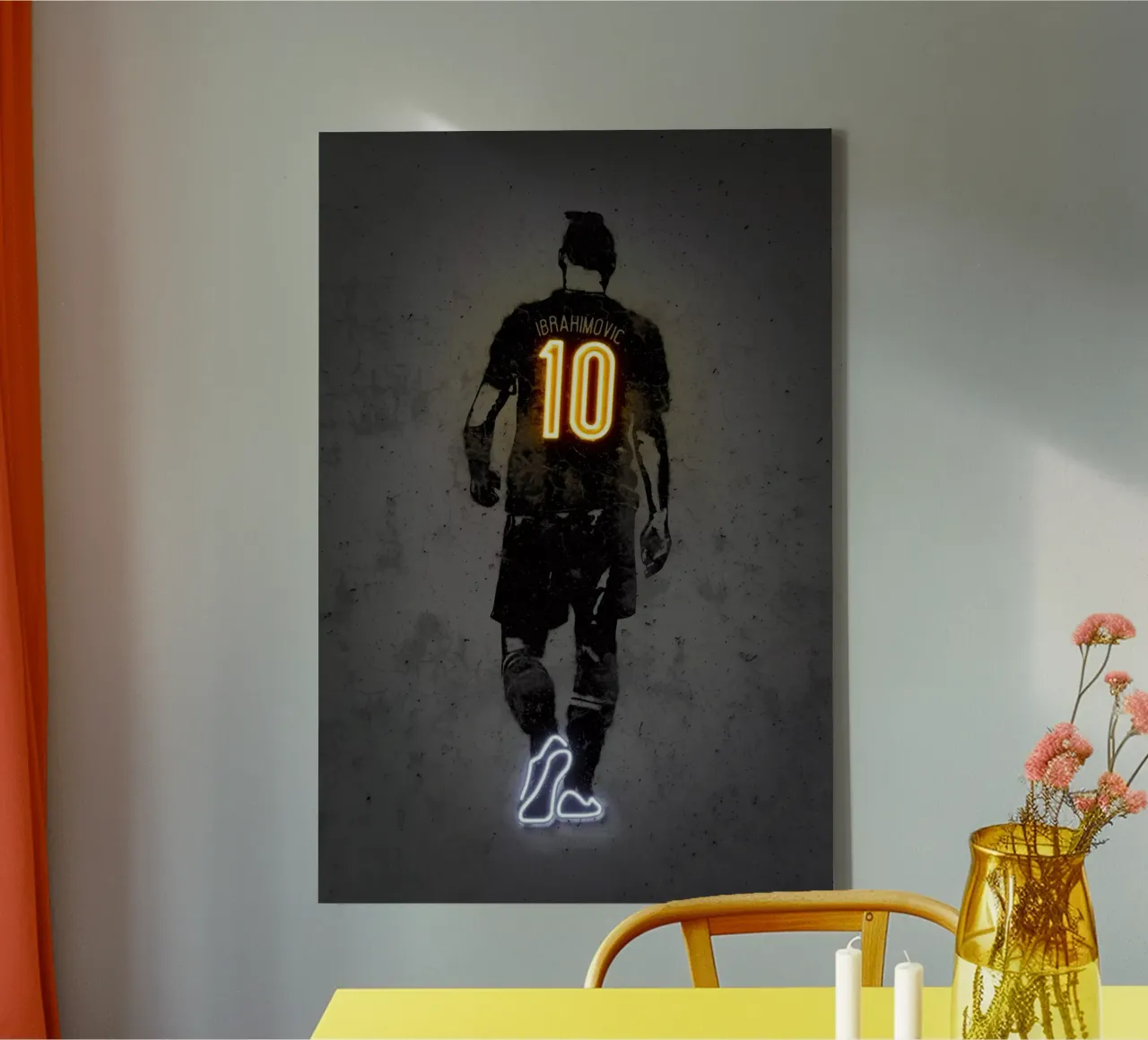 Zlatan canvas with Floater frame by Octavian