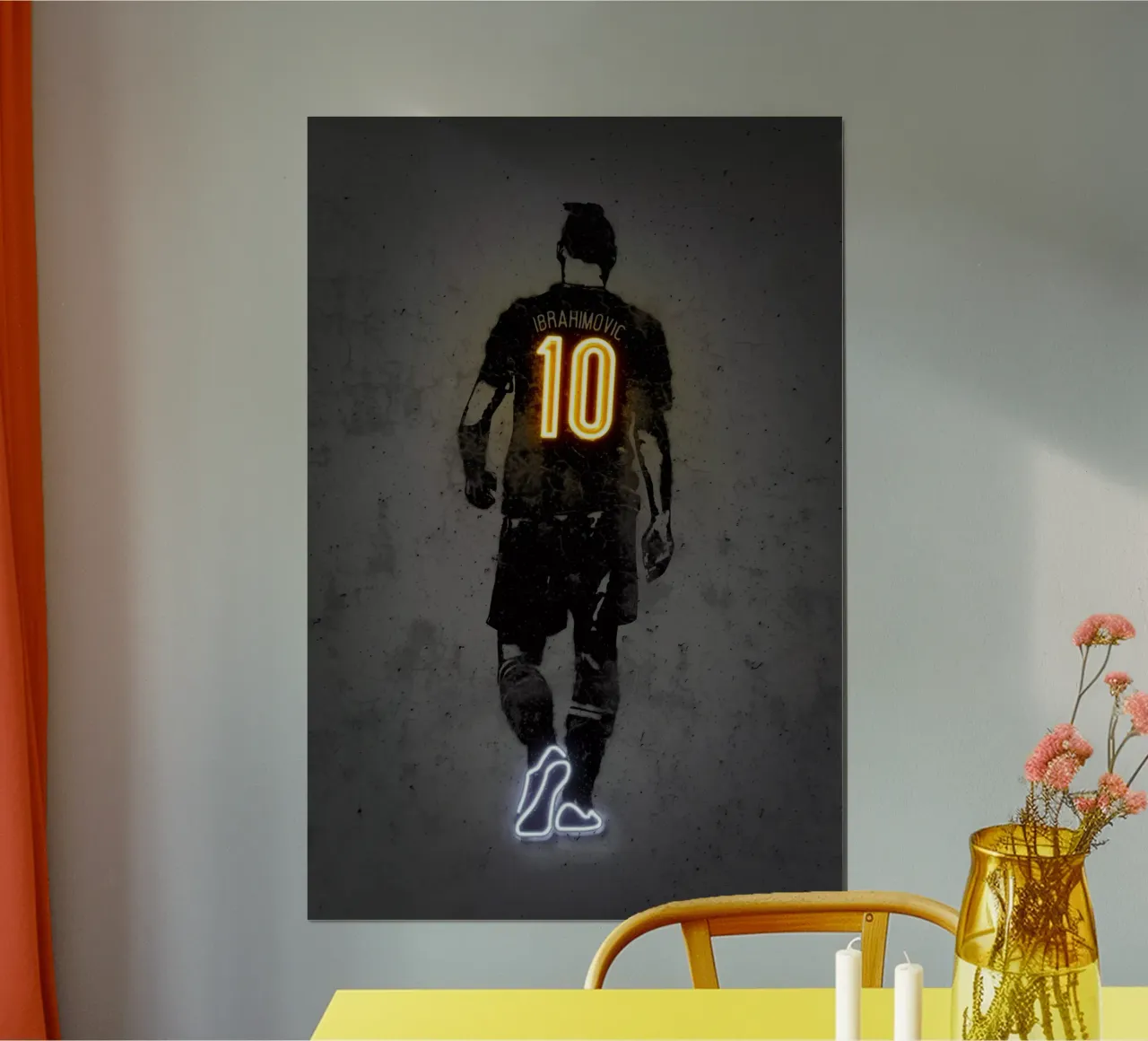 Zlatan poster con telaio in legno da Octavian
