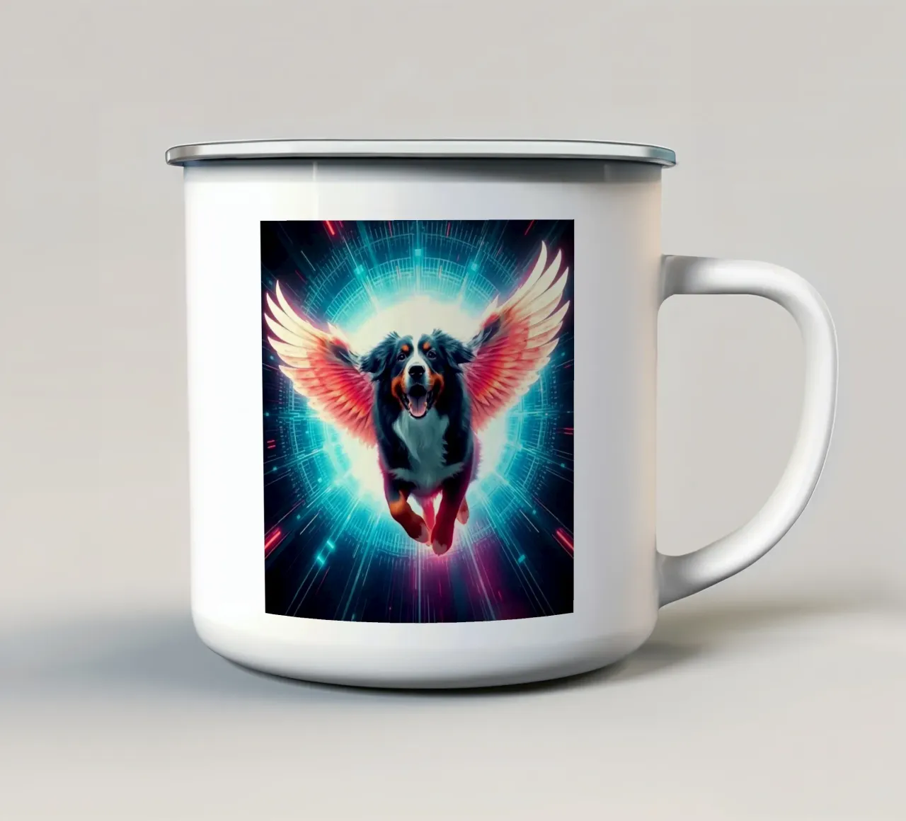 Un angelo del cielo #34 tazza in smalto da Yumis.Beargang.and.Me