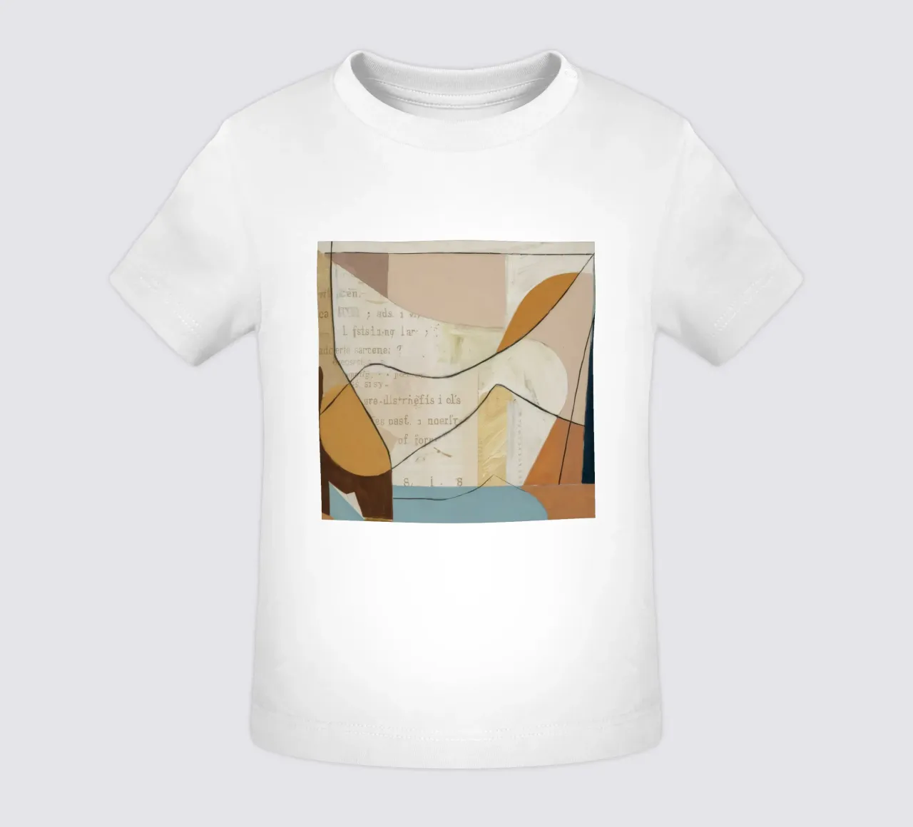 Sierlijke rondingen baby t-shirt van Crimson Whisper