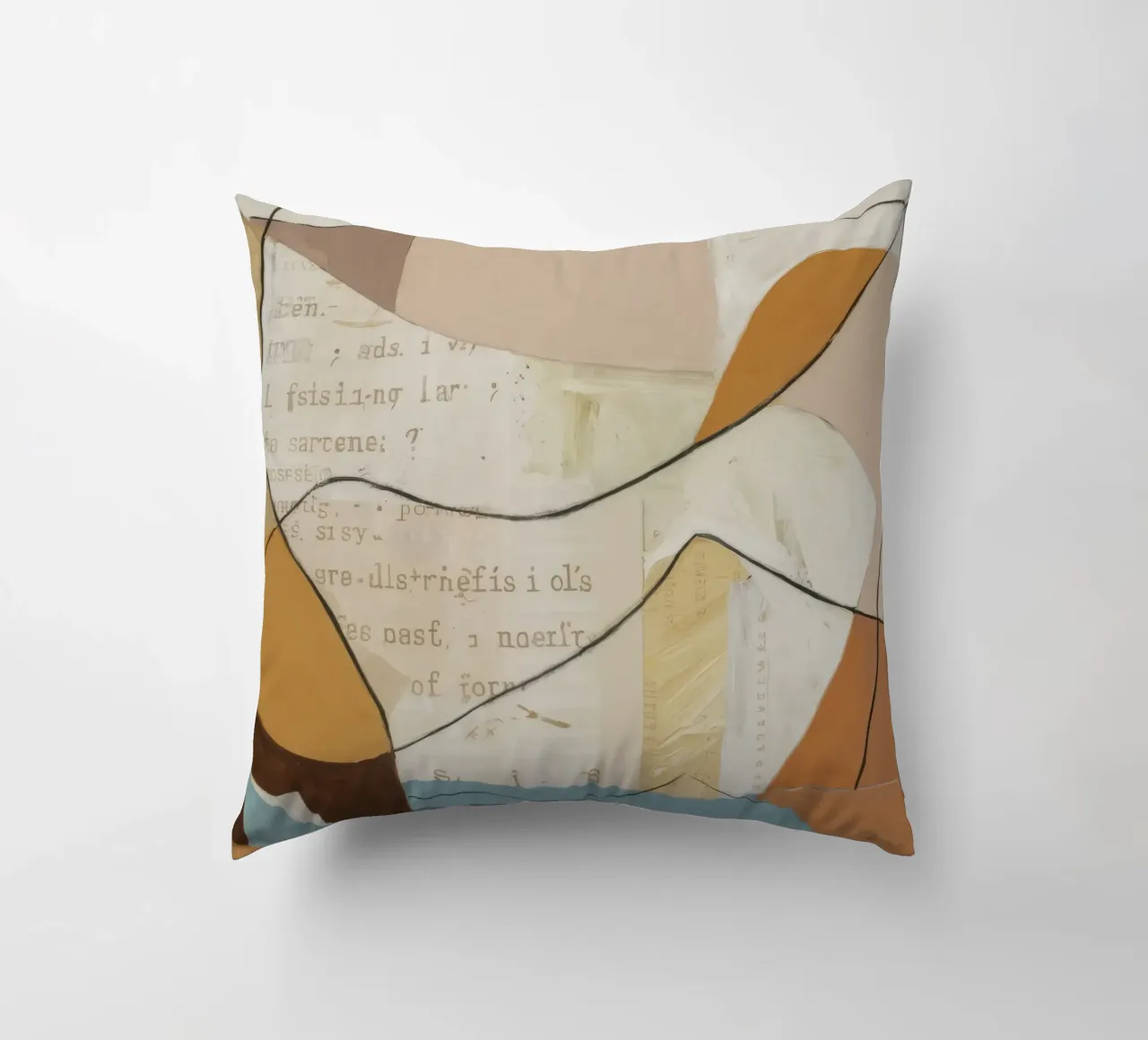 Courbes gracieuses coussin de Crimson Whisper