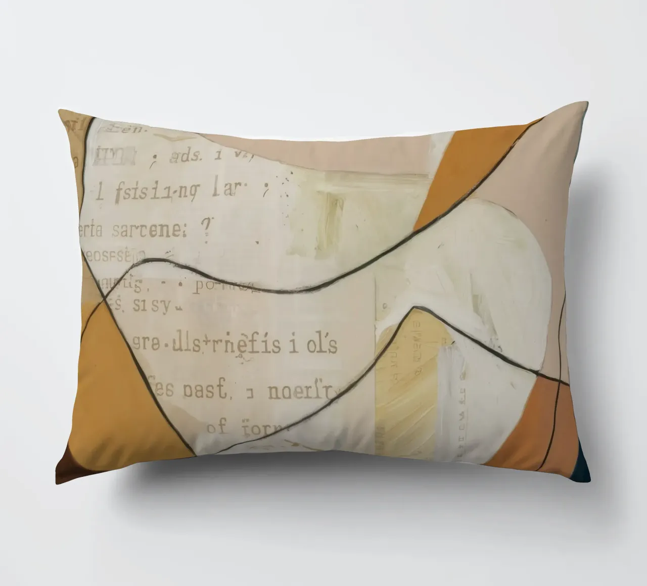 Courbes gracieuses coussin de Crimson Whisper