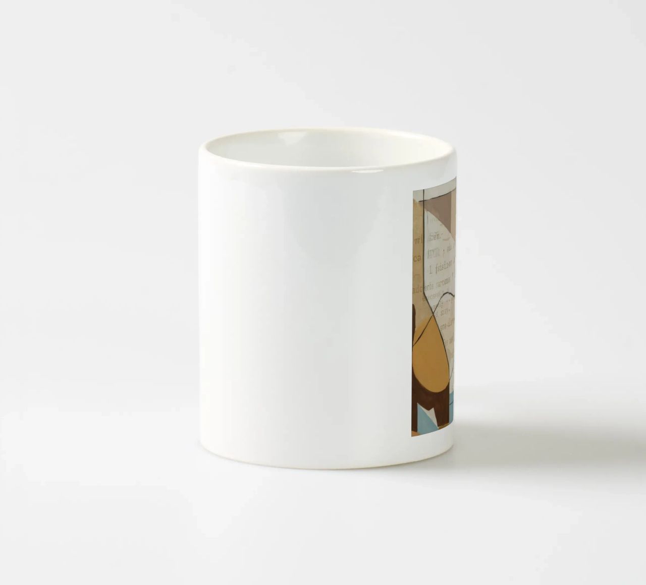 Curve aggraziate tazza in ceramica da Crimson Whisper