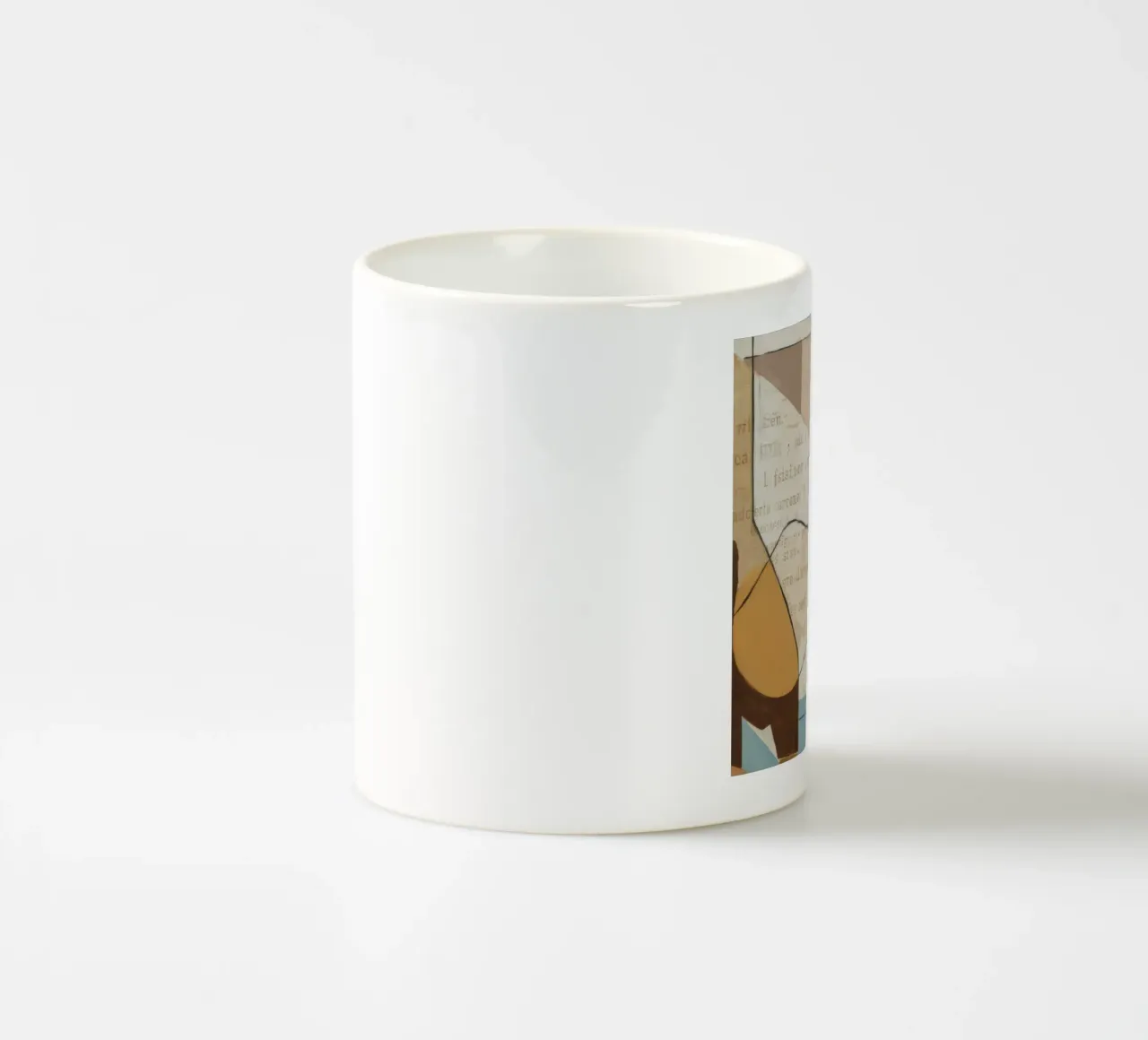 Anmutige Kurven Keramik Tasse von Crimson Whisper