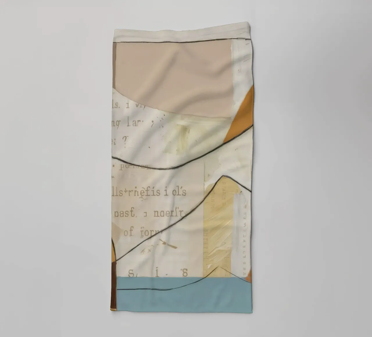 Curve aggraziate asciugamano da bagno da Crimson Whisper