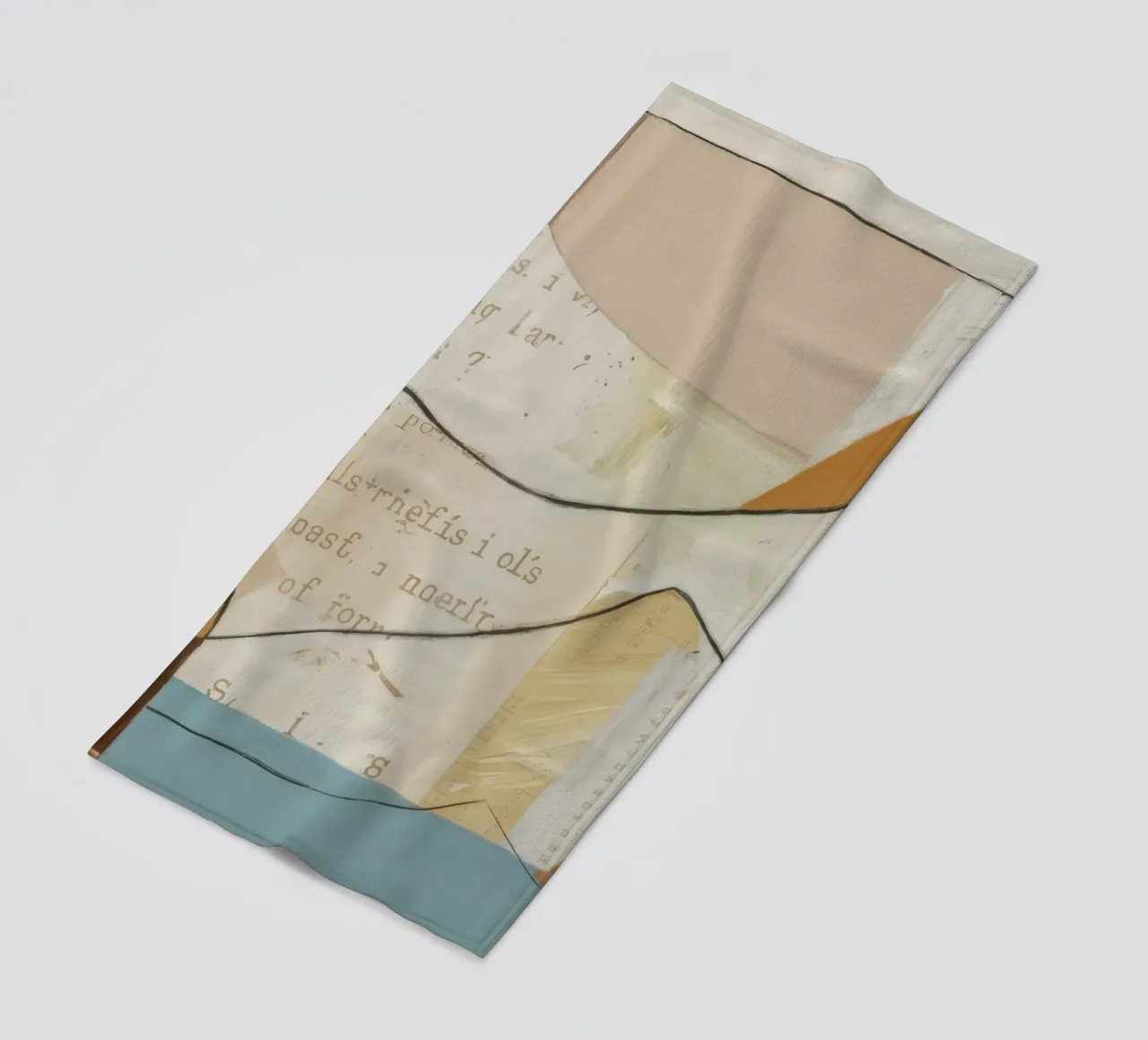 Curve aggraziate telo mare da Crimson Whisper