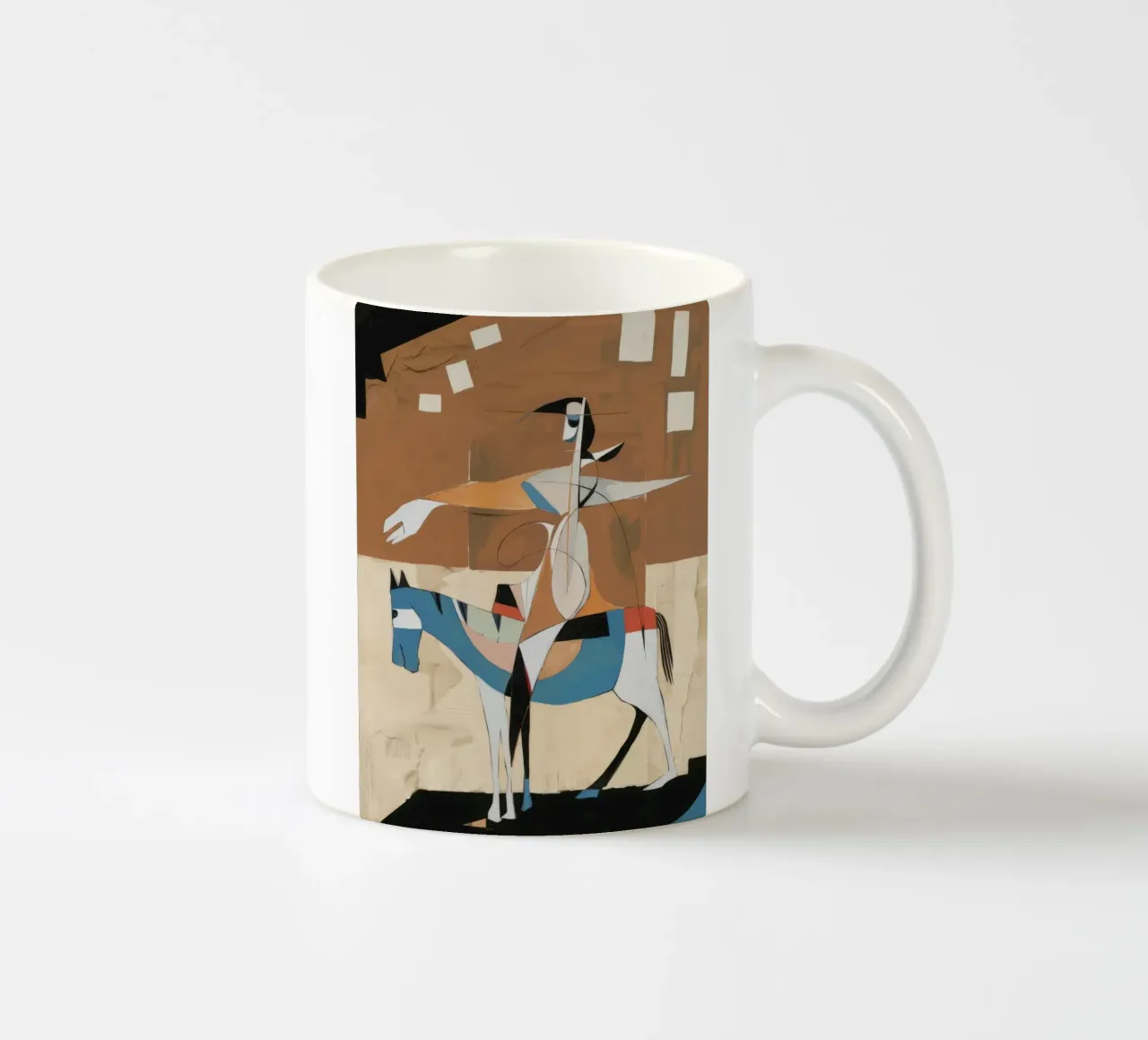 Equestrian Journey ceramic mug by Crimson Whisper