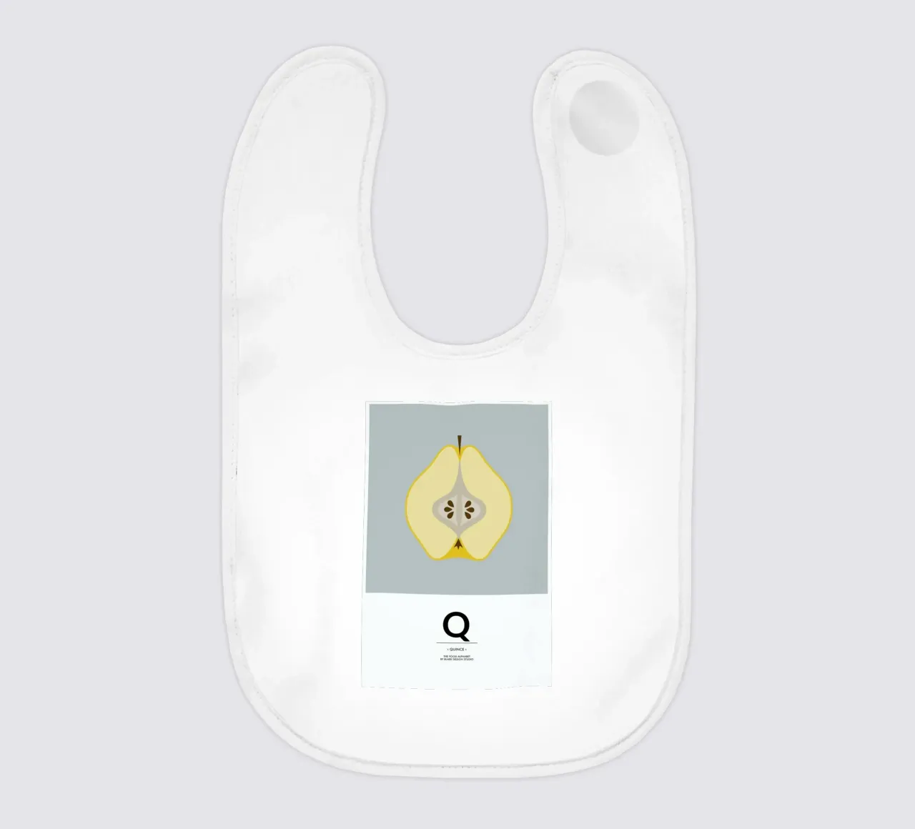 „The Food Alphabet“ - Q like Quince bavaglino da BLAEK Design Studio