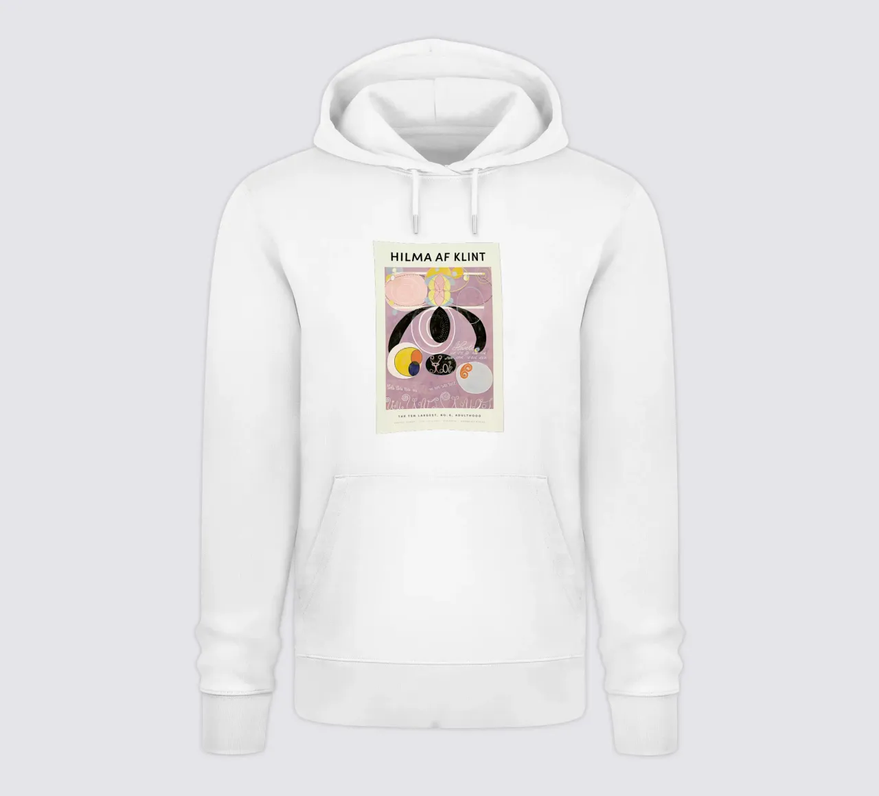 Hilma af Klint - The Ten Largest, No. 6 felpa con cappuccio da Vintage by JUNIQE