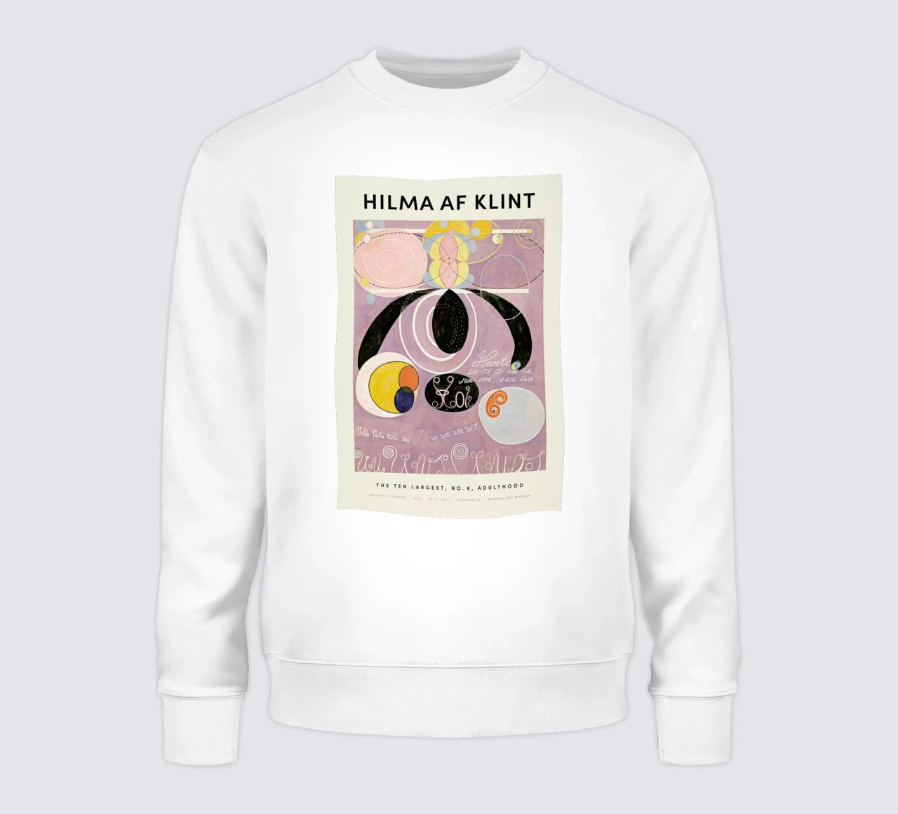 Hilma af Klint - The Ten Largest, No. 6 felpa da Vintage by JUNIQE