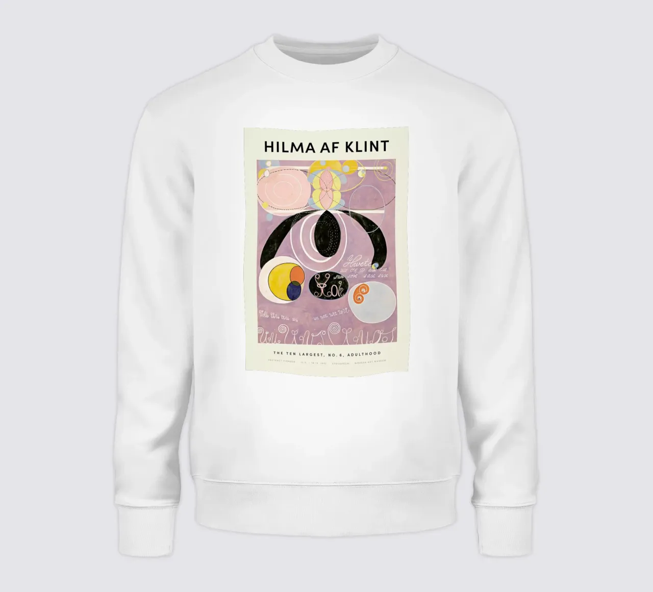 Hilma af Klint - The Ten Largest, No. 6 felpa da Vintage by JUNIQE