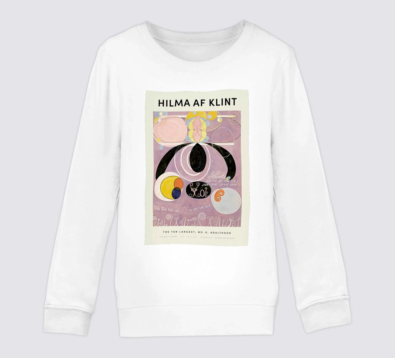 Hilma af Klint - The Ten Largest, No. 6 felpa bambino da Vintage by JUNIQE