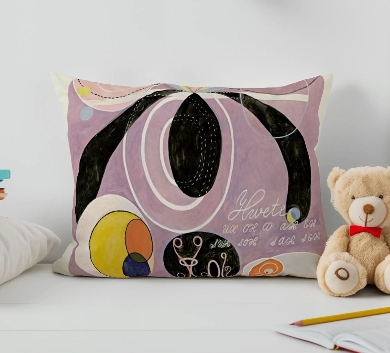 Hilma af Klint - The Ten Largest, No. 6 cuscino da Vintage by JUNIQE