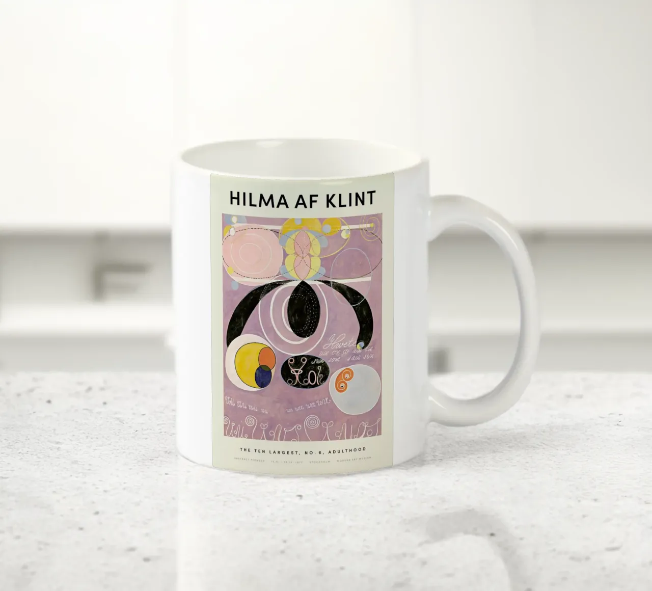Hilma af Klint - The Ten Largest, No. 6 mug en céramique de Vintage by JUNIQE