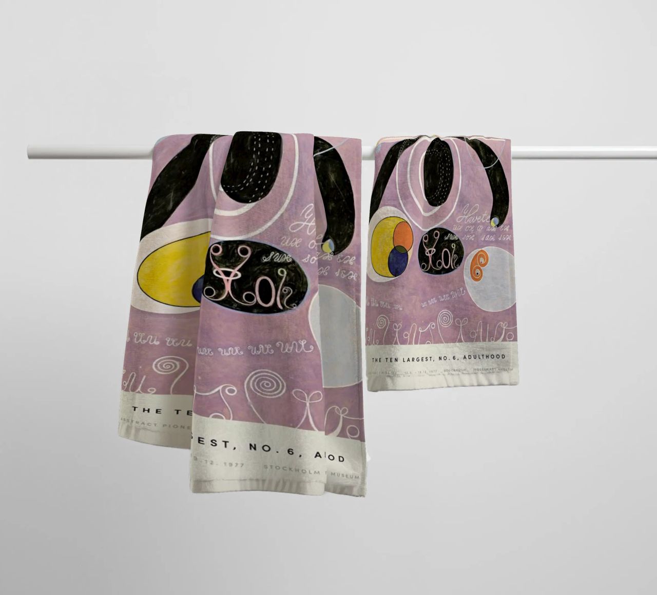 Hilma af Klint - The Ten Largest, No. 6 asciugamano da bagno da Vintage by JUNIQE
