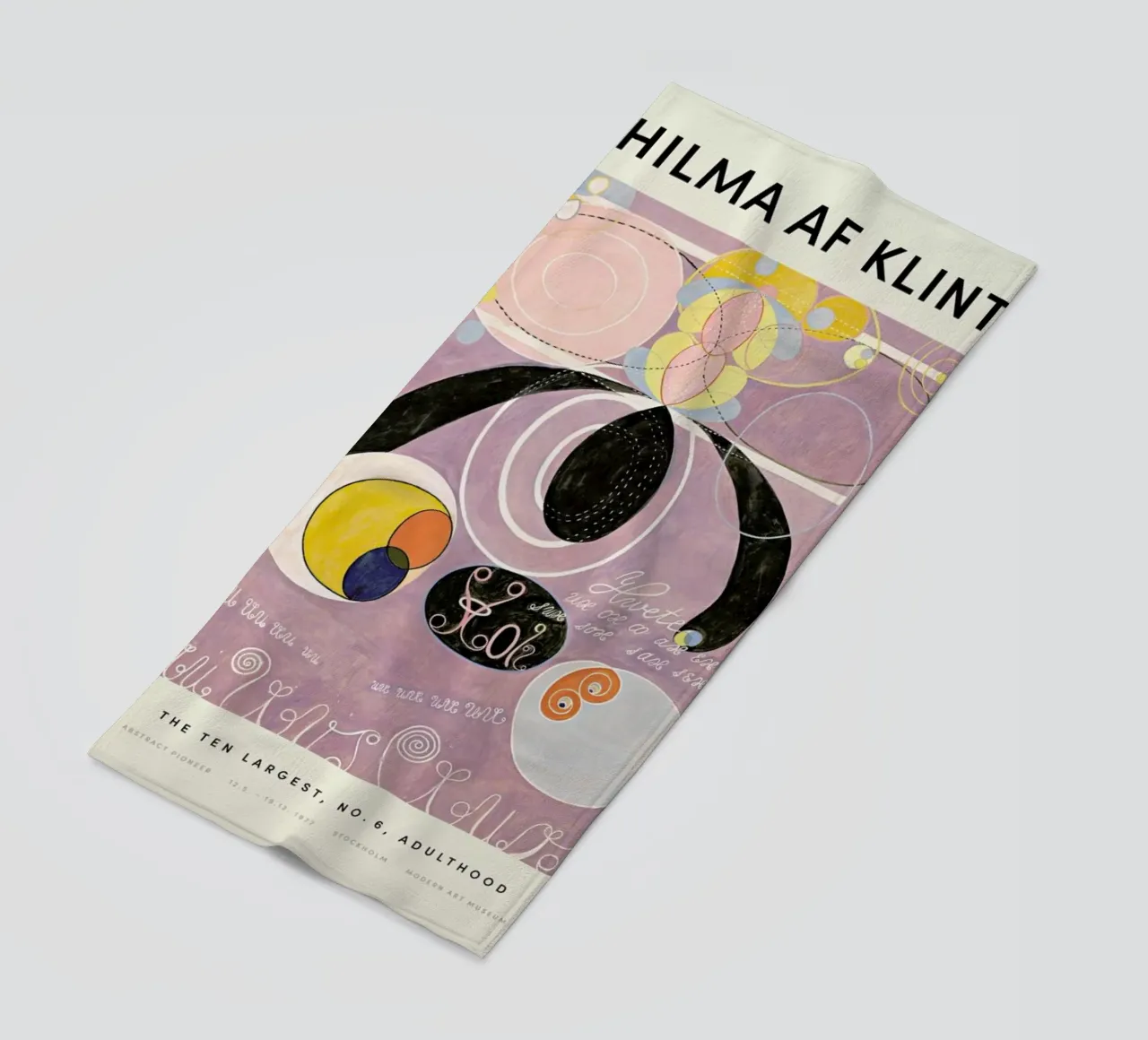 Hilma af Klint - The Ten Largest, No. 6 telo mare da Vintage by JUNIQE