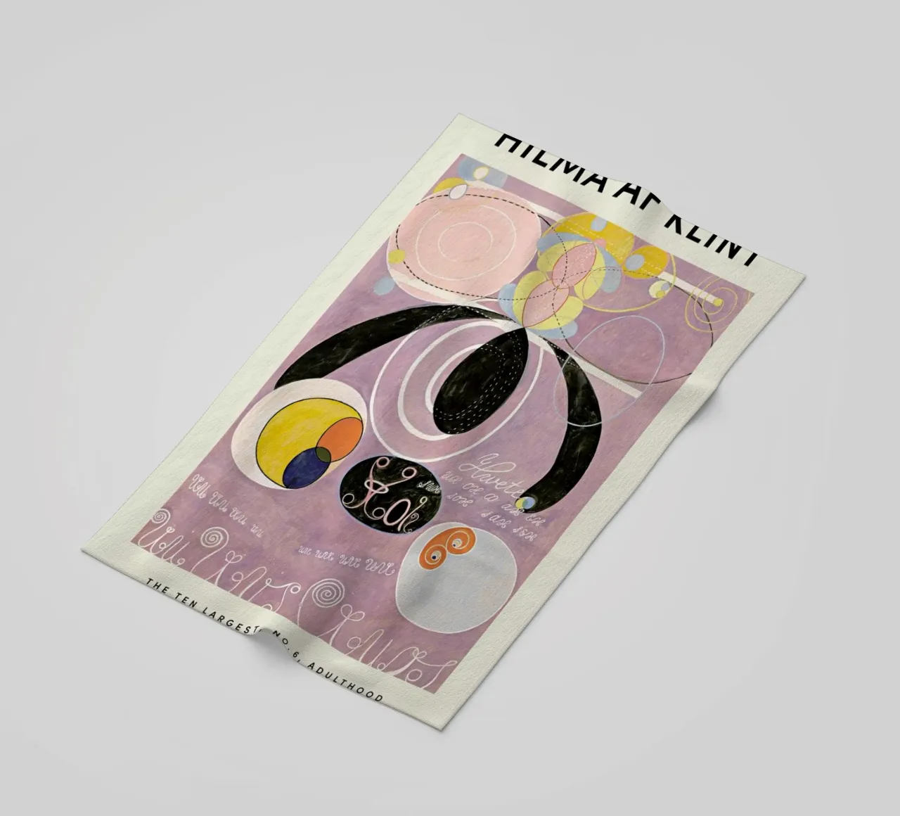 Hilma af Klint - The Ten Largest, No. 6 telo mare da Vintage by JUNIQE