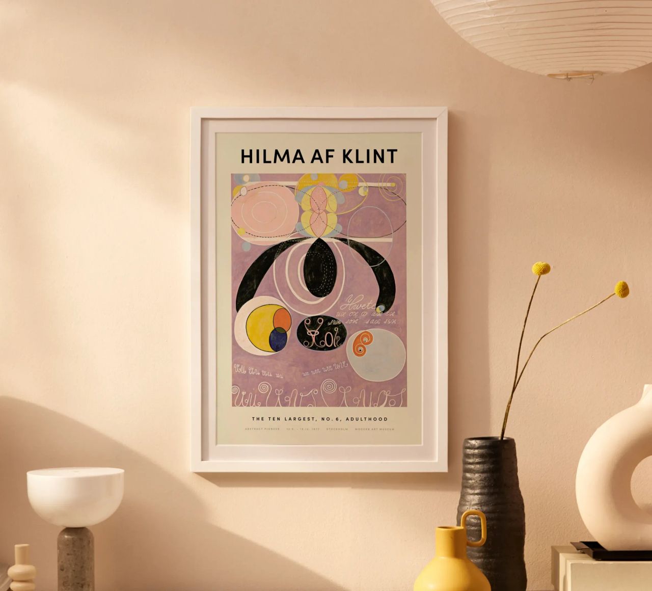 Hilma af Klint - The Ten Largest, No. 6 carta hahnemühle da Vintage by JUNIQE