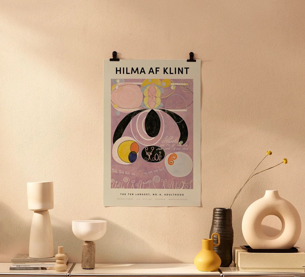 Hilma af Klint - The Ten Largest, No. 6 carta hahnemühle da Vintage by JUNIQE
